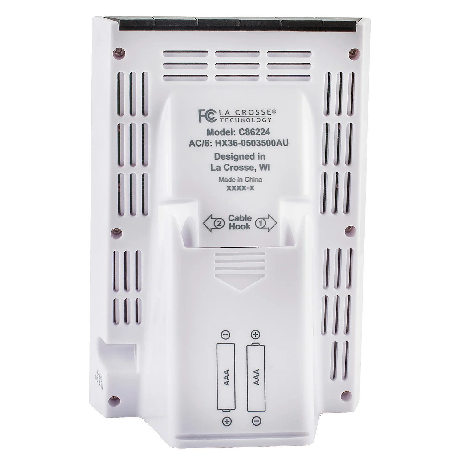 Alarm Clock Charging Station with Two USB Charging Ports - Image 4
