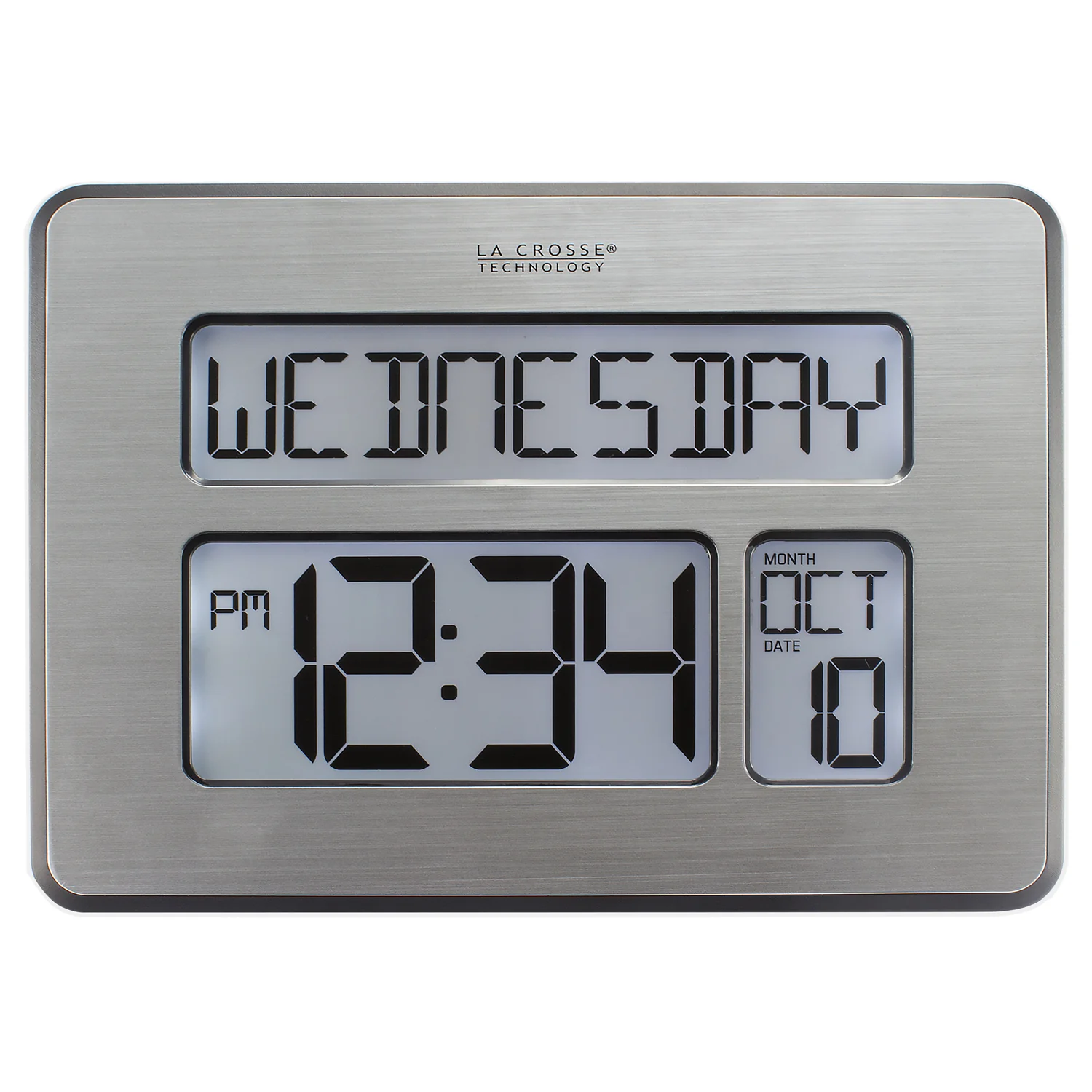 C86279V4 Atomic Digital Wall Clock with Backlight