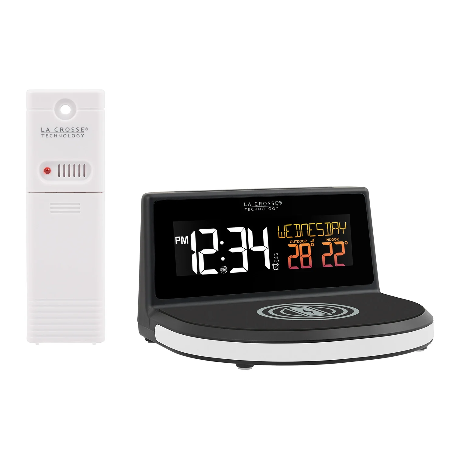 CA77932 Wireless Charging Station with Indoor/Outdoor Temperature - Image 2
