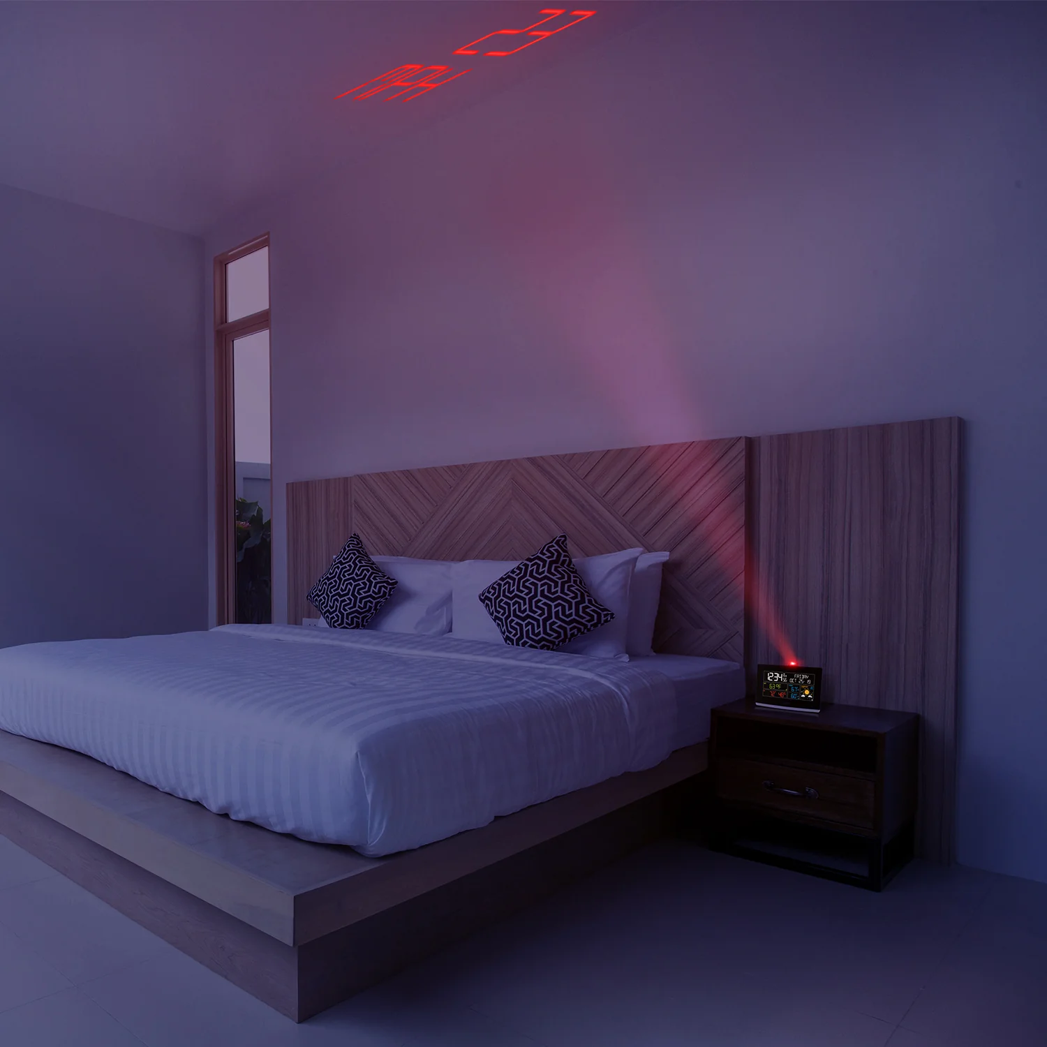 CA81199 WiFi Projection Alarm Clock - Image 8