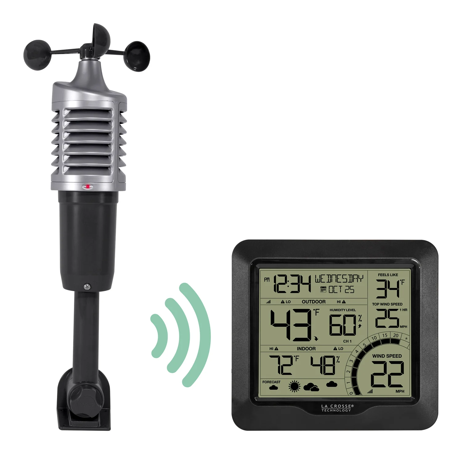 CA84688 Wind Speed Weather Station - Image 3
