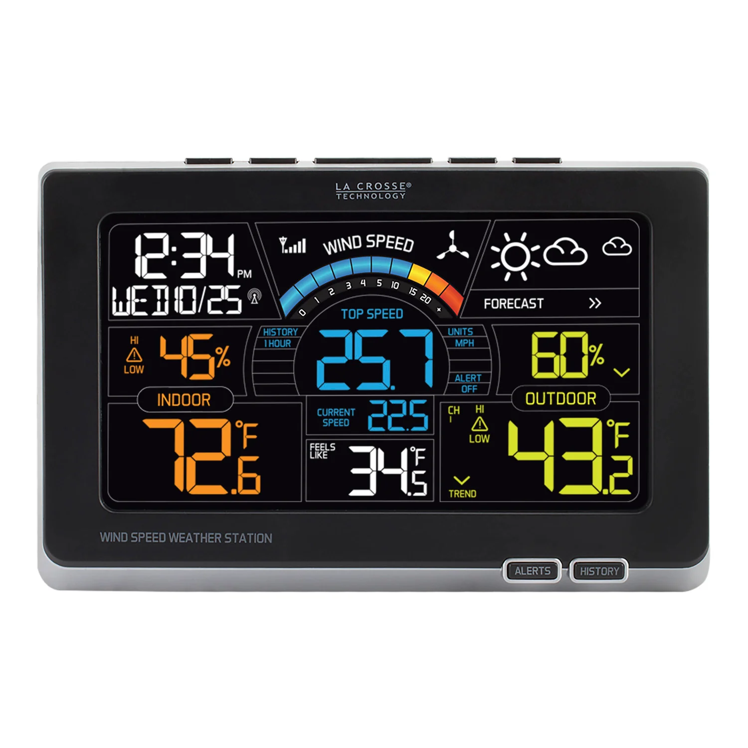 CA87092 3-in-1 Wind Speed Weather Station