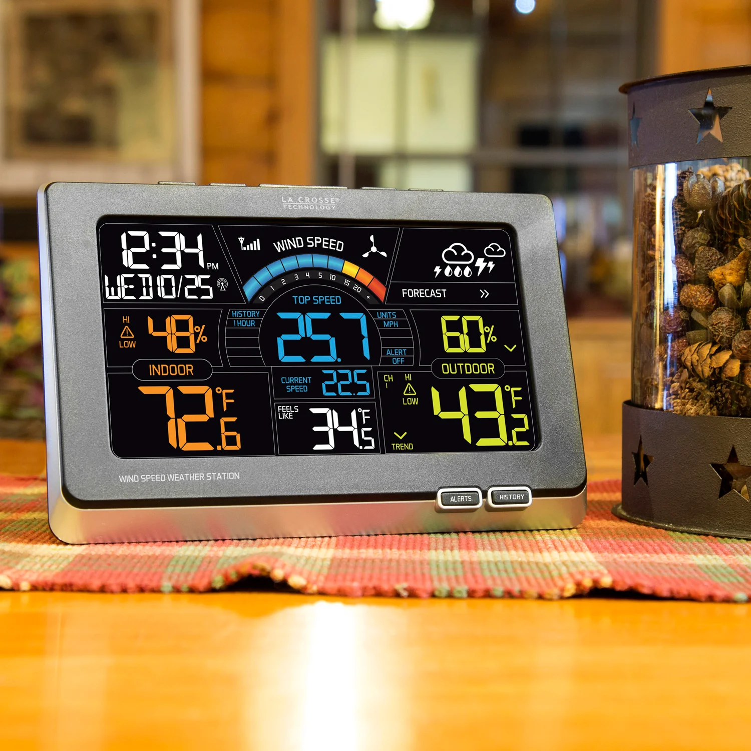 CA87092 3-in-1 Wind Speed Weather Station - Image 4