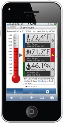 Greenhouse Temperature and Humidity Monitor and Alert System with Wet Temperature Probe - Image 2