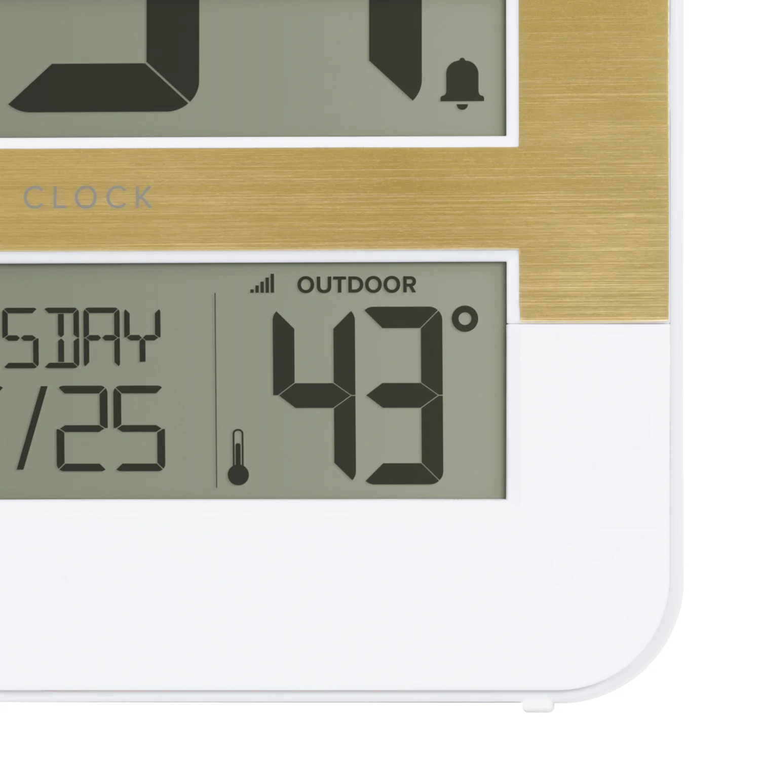 L73859 Atomic Clock with Indoor and Outdoor Temperature - Image 3