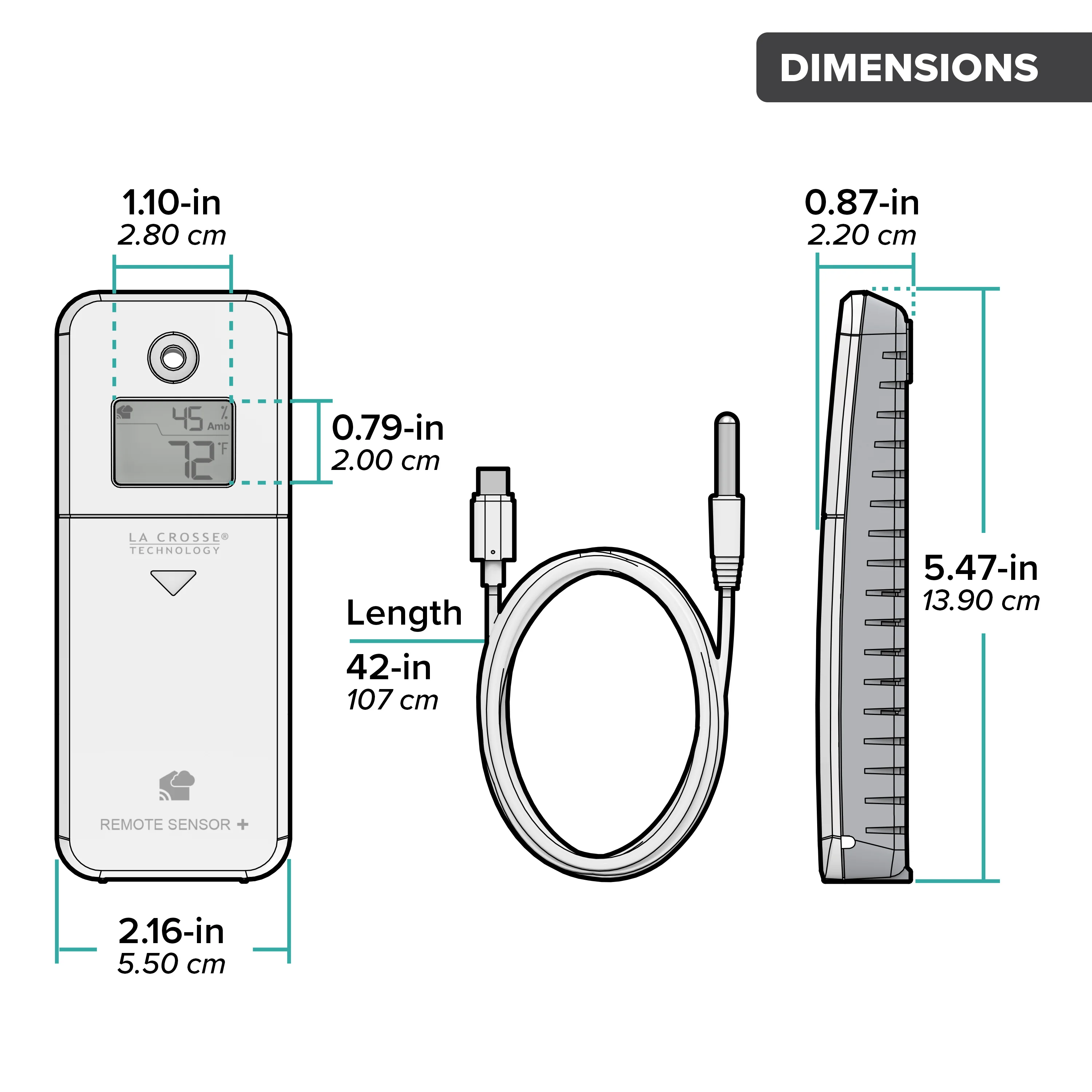 LTV-THP1-T1 Temperature & Humidity Sensor with Temperature Probe - Image 8