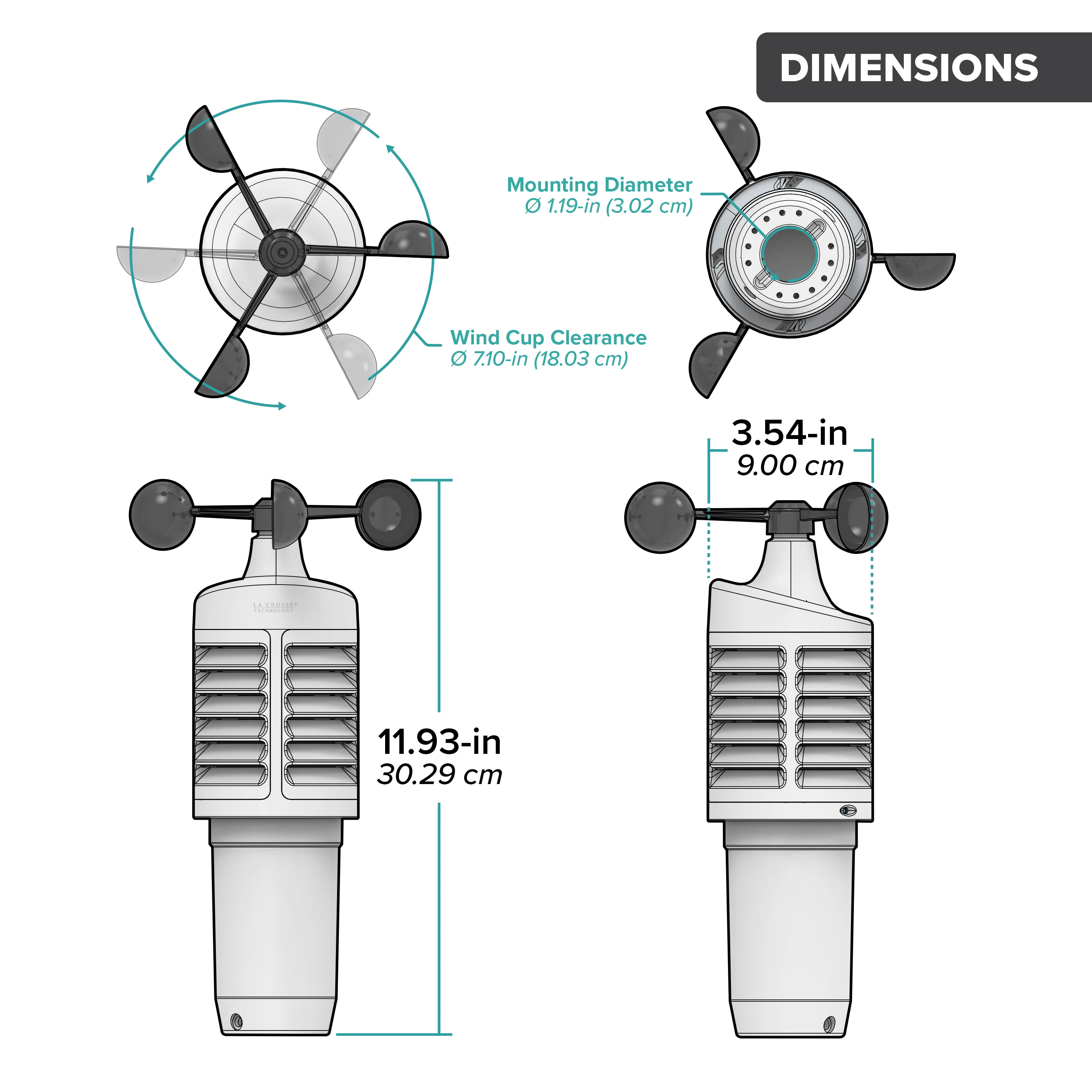 LTV-W2 Wind Speed Sensor - Image 7