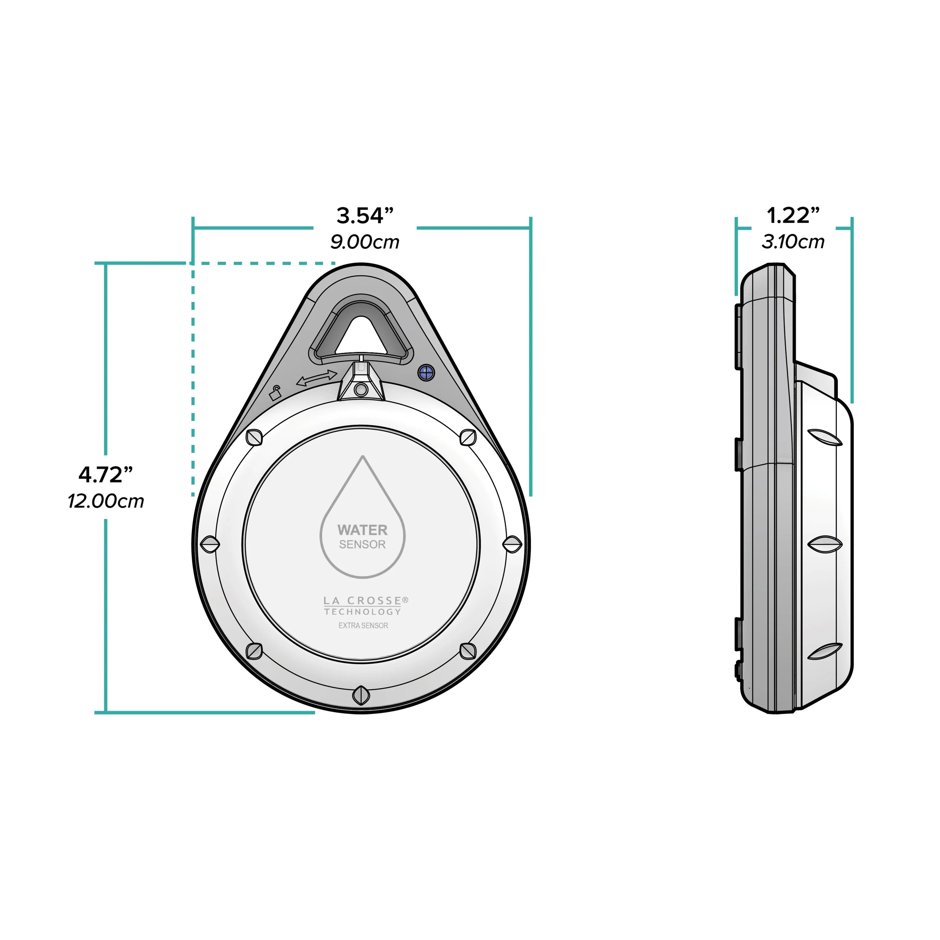 LTV-WL1-2 Water Leak and Temperature Sensor - 2 pack - Image 8