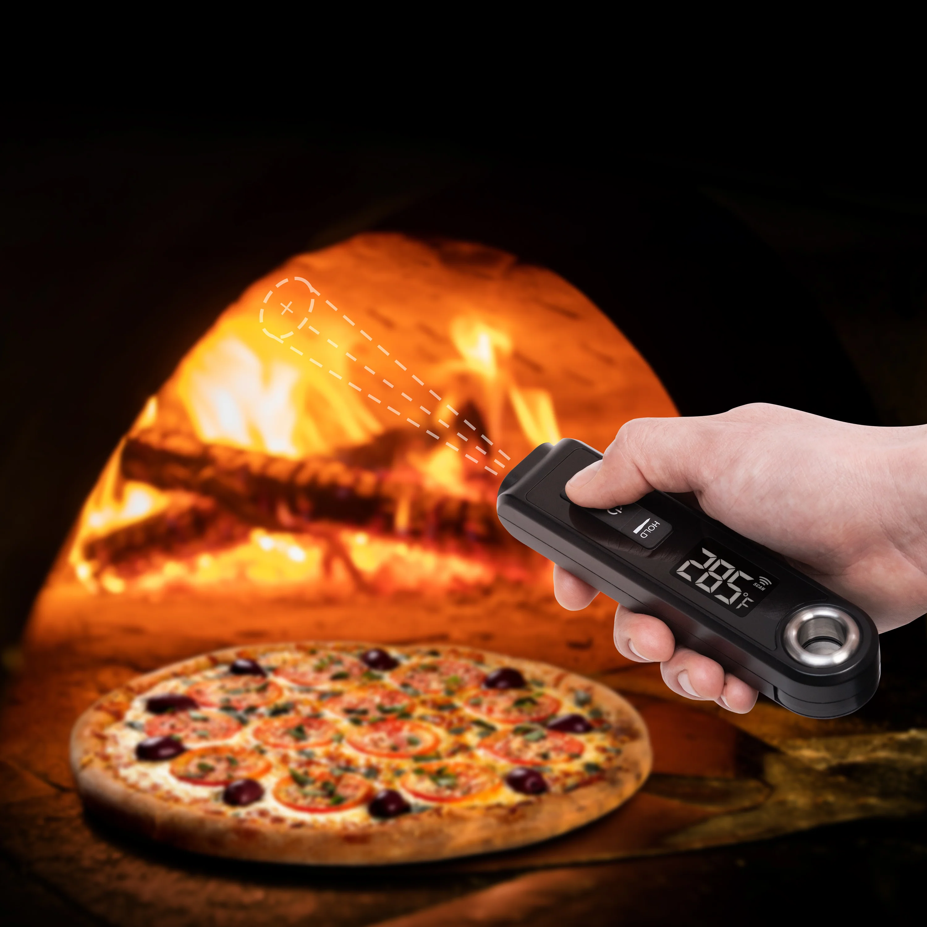 M71800 Infrared Grilling Thermometer with Probe - Image 8