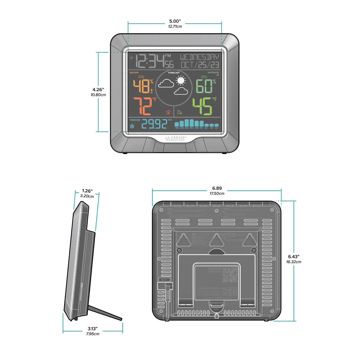 M73170 Wireless Color Weather Station - Image 7
