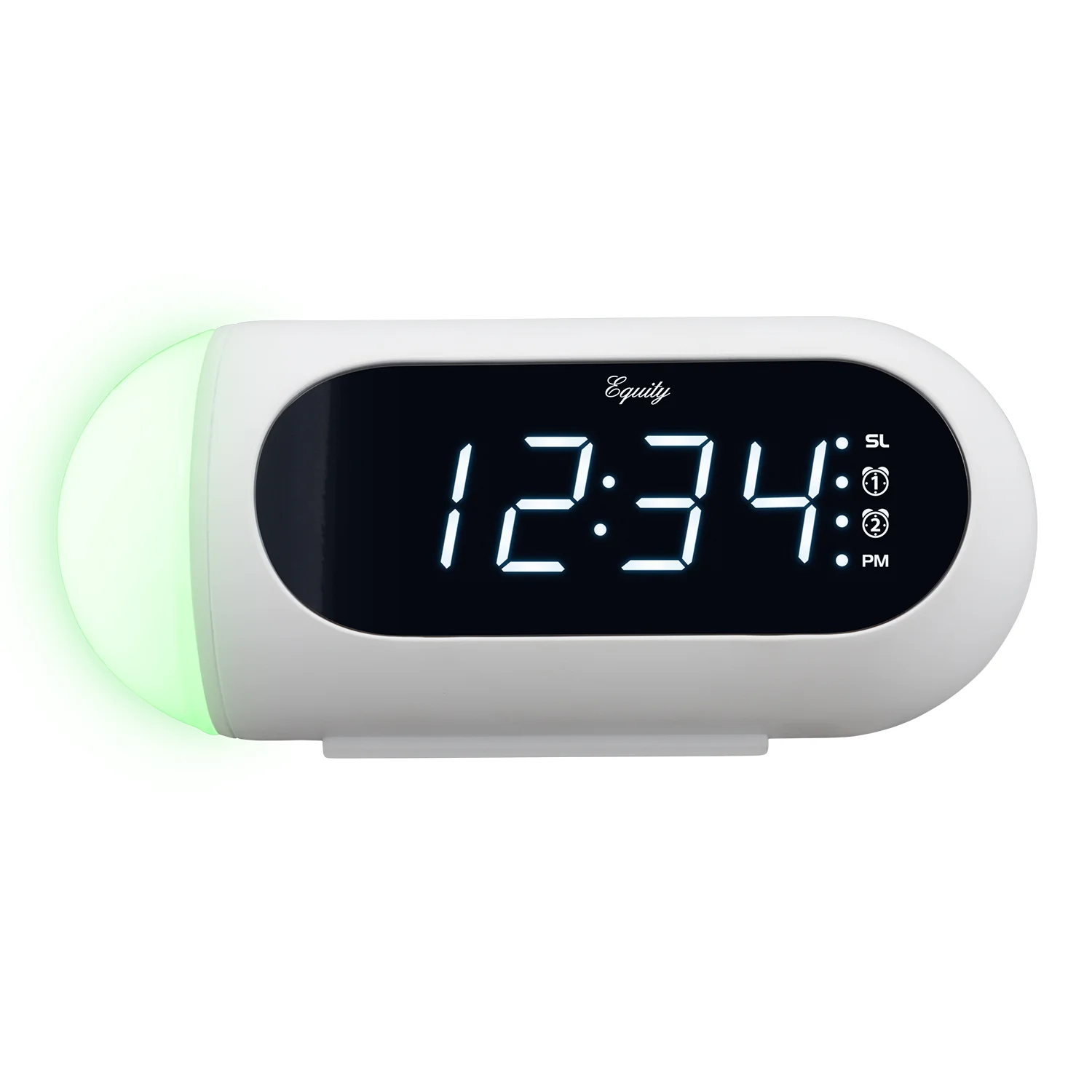 M80734 Clock Radio with Nature Sounds and Mood Light