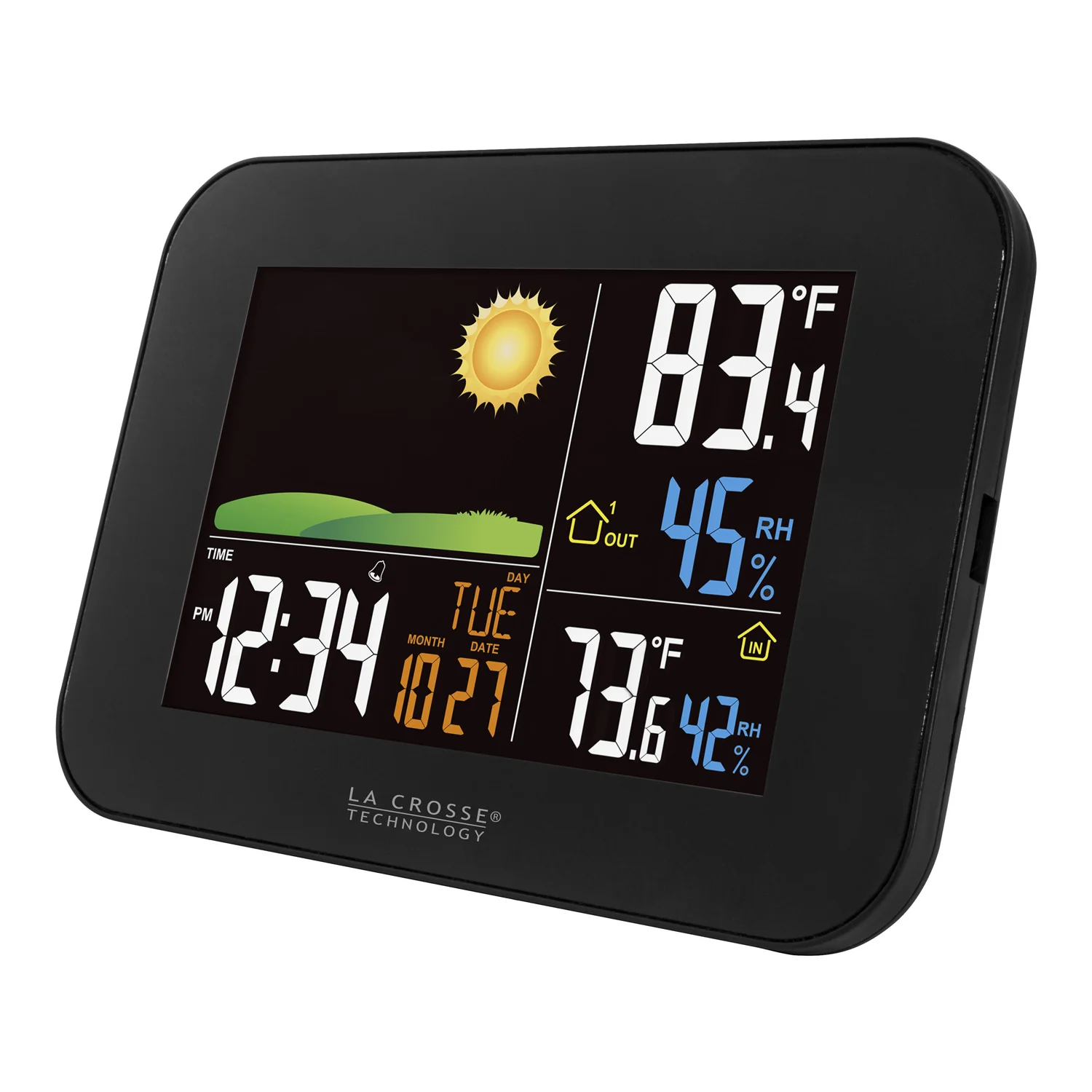 M84282 Color LCD Weather Station with Indoor and Outdoor Temperature and Forecast - Image 4