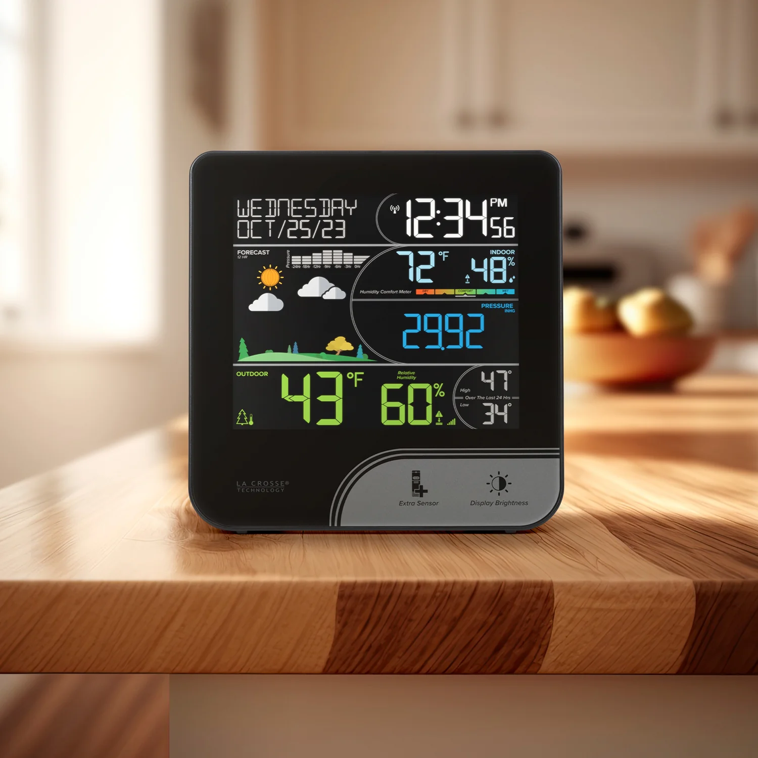 S73071 Wireless Color Weather Station - Image 5