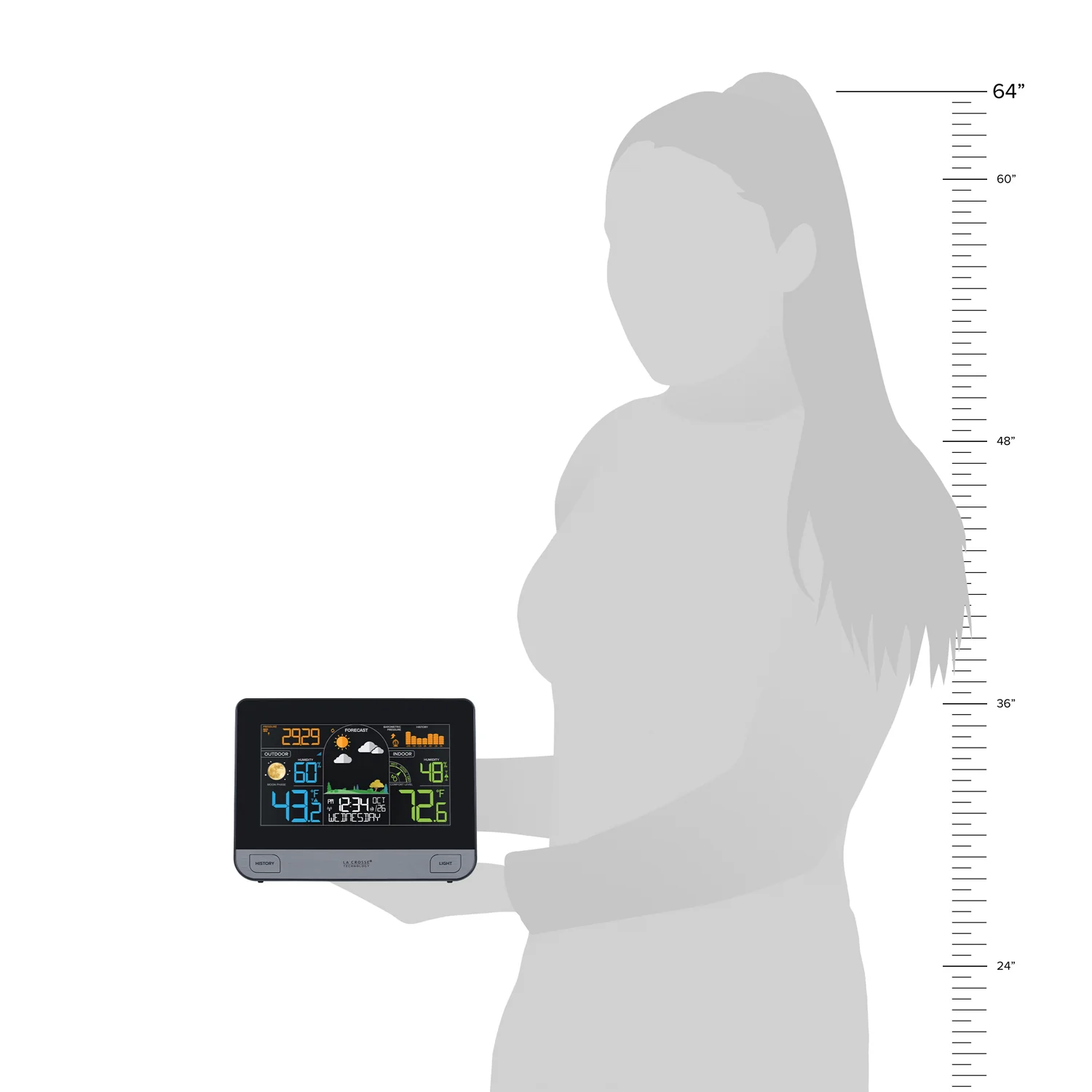 S74177 Wireless Color Weather Station - Image 7