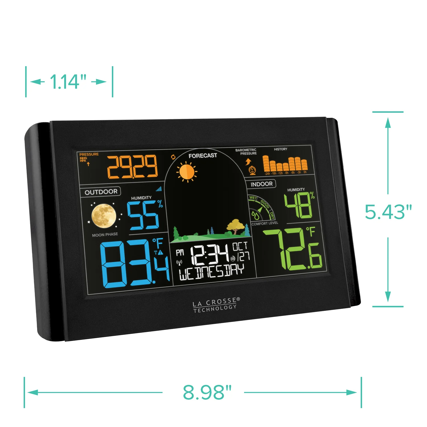 S75617 Wireless Color Weather Station - Image 6