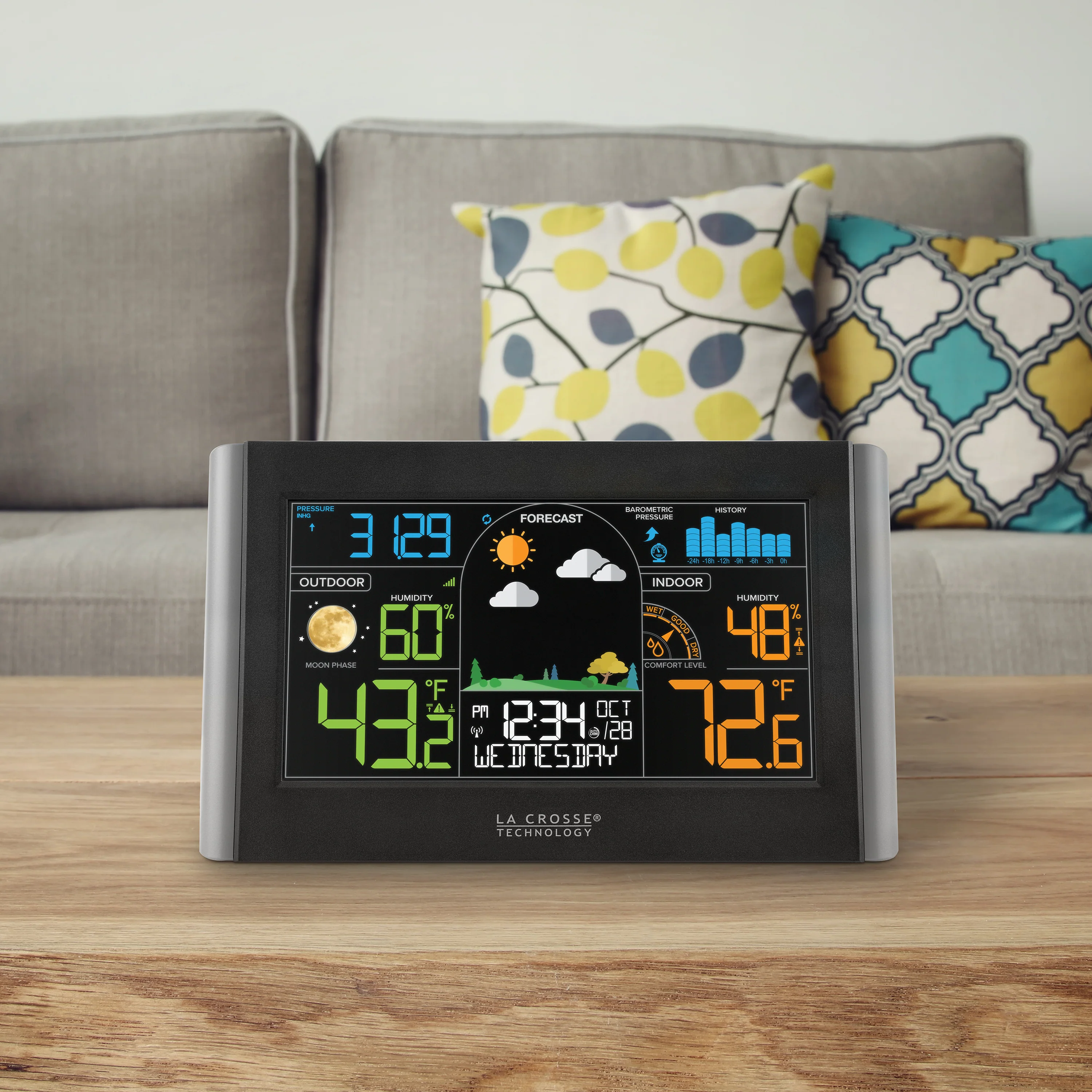 S77925 Wireless Color Weather Station - Image 4