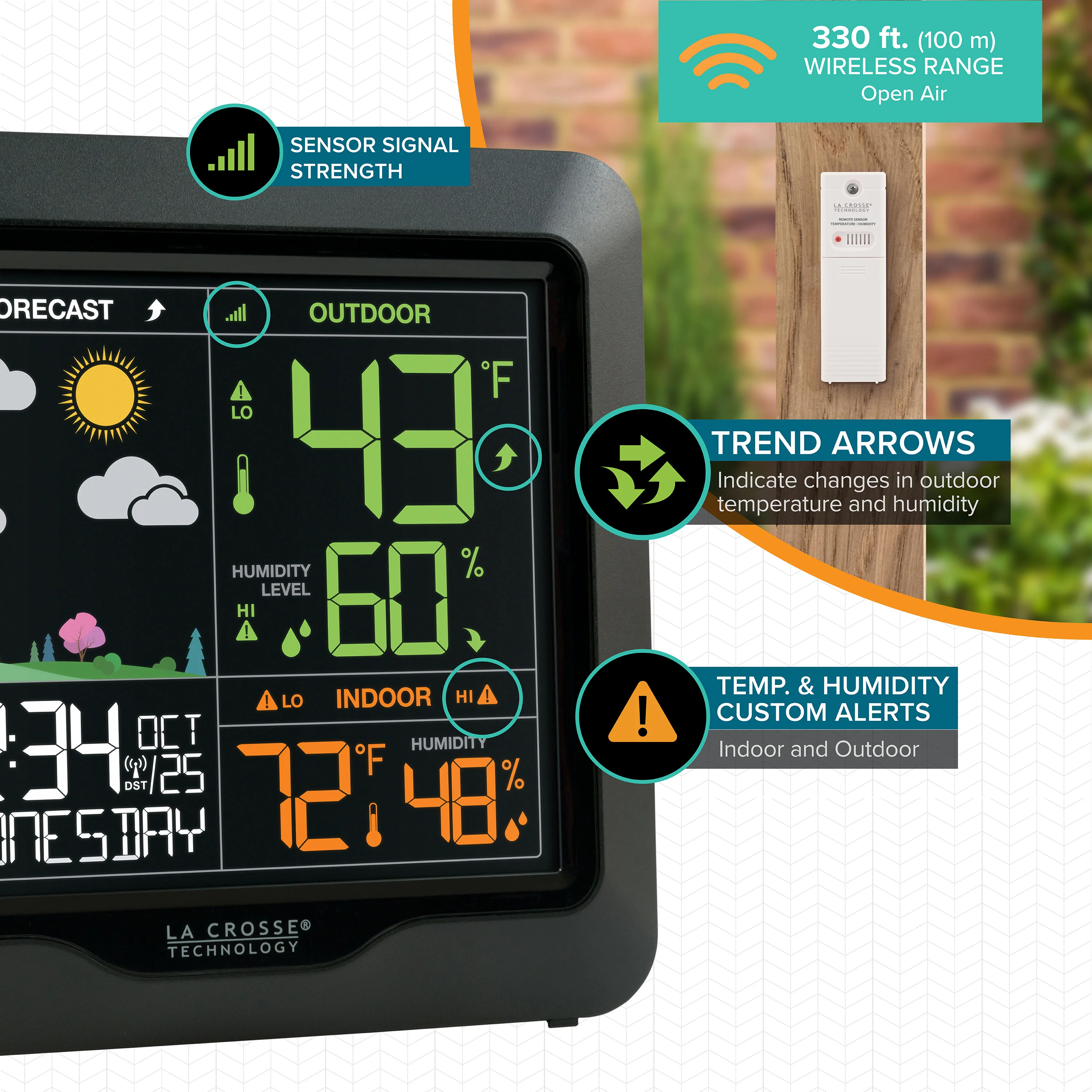 S85814V3 Wireless Color Forecast Station - Image 5
