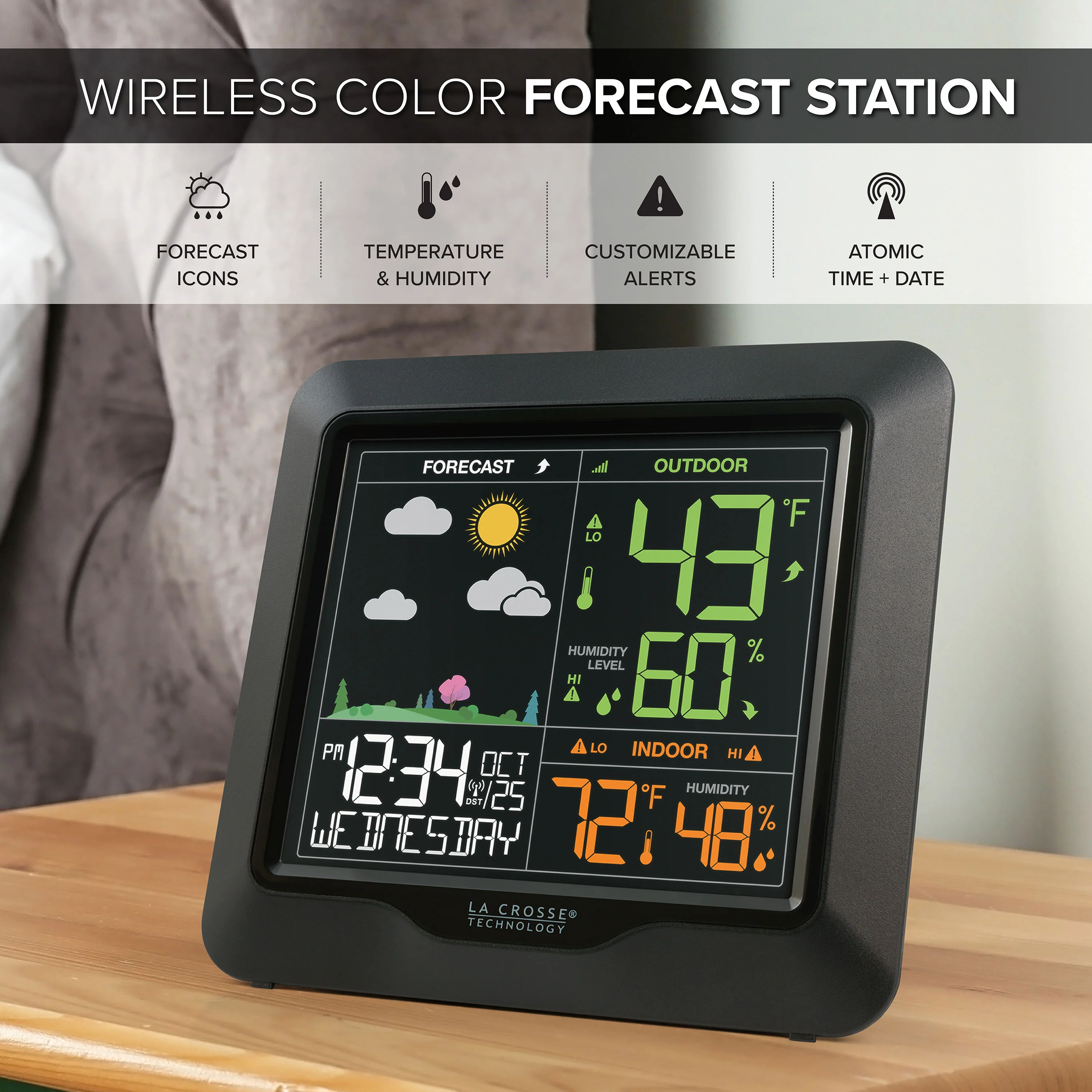 S85814V3 Wireless Color Forecast Station - Image 9