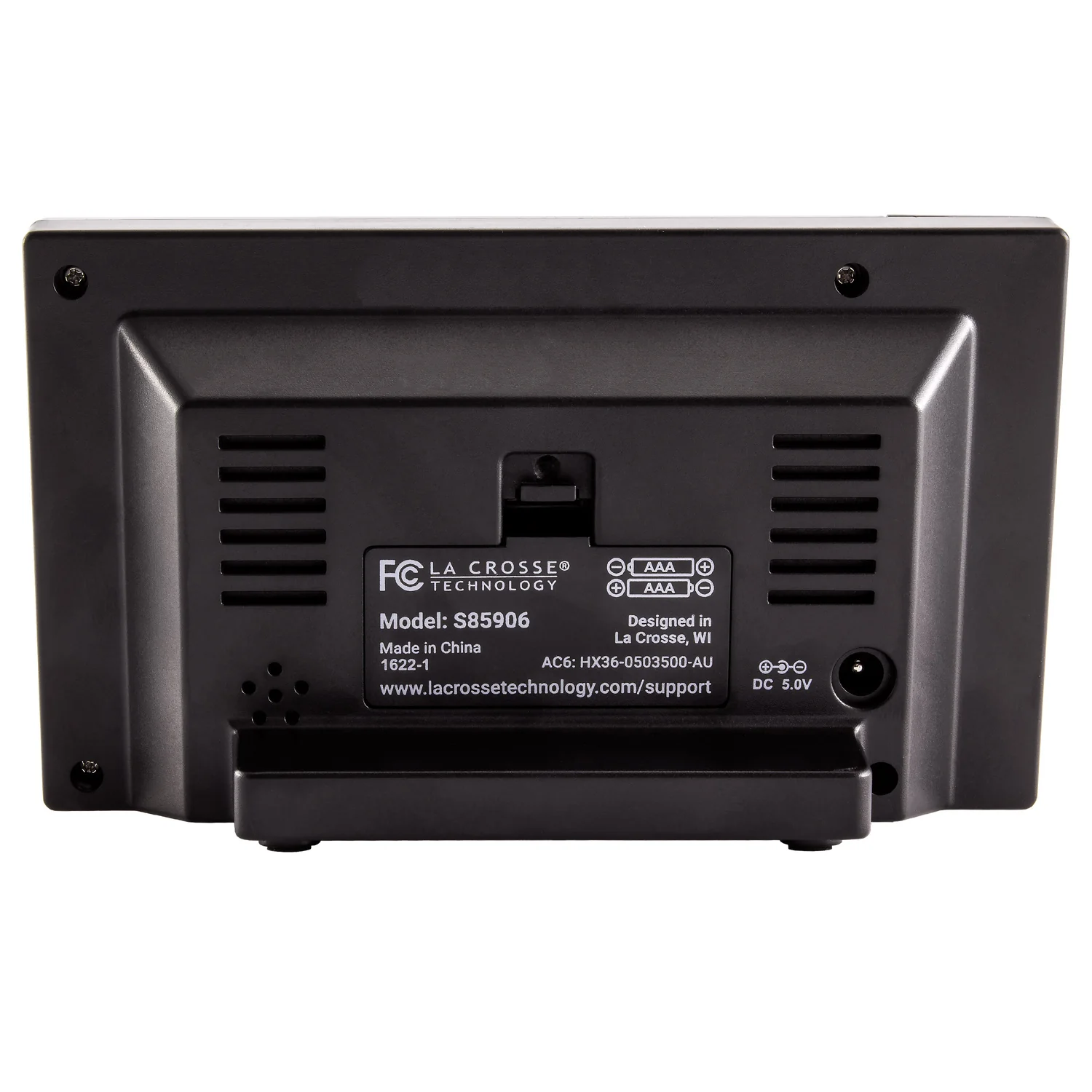 Alarm Clock Charging Station with two USB Charging Ports - Image 3