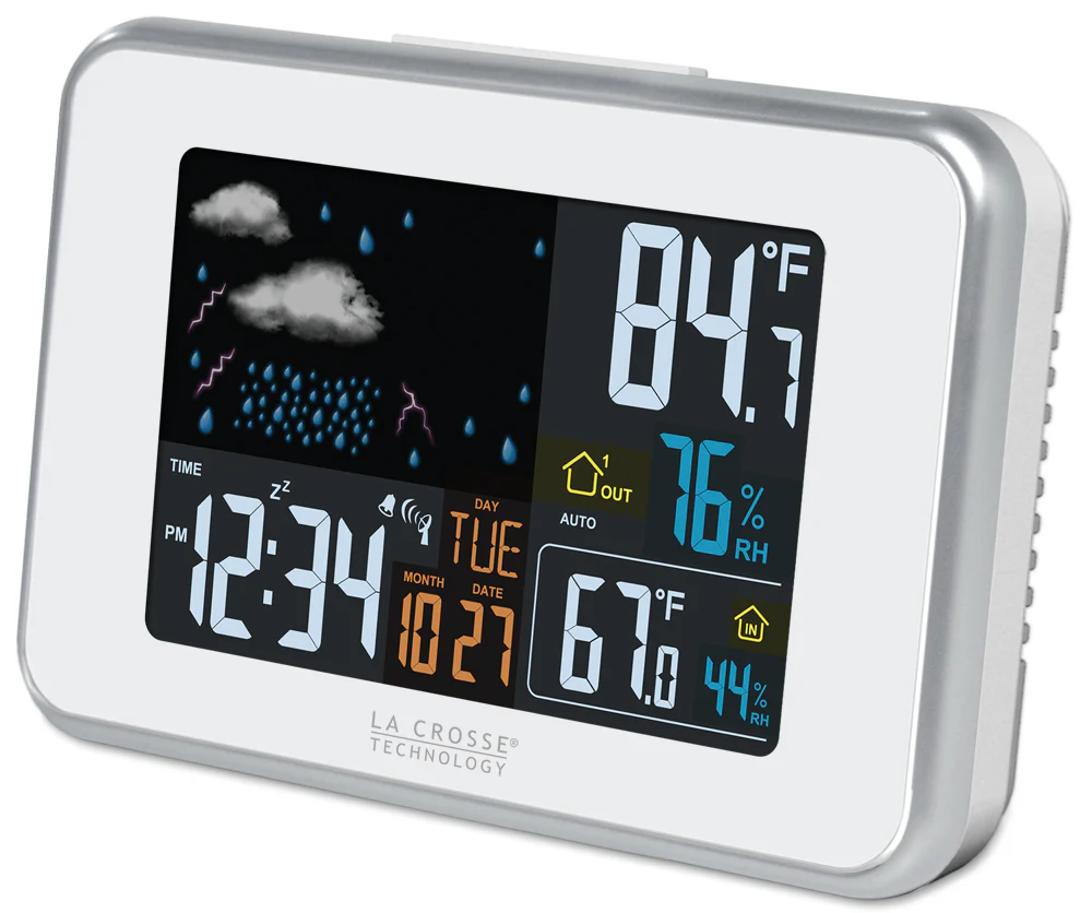 Wireless Color Weather Station with USB Charging