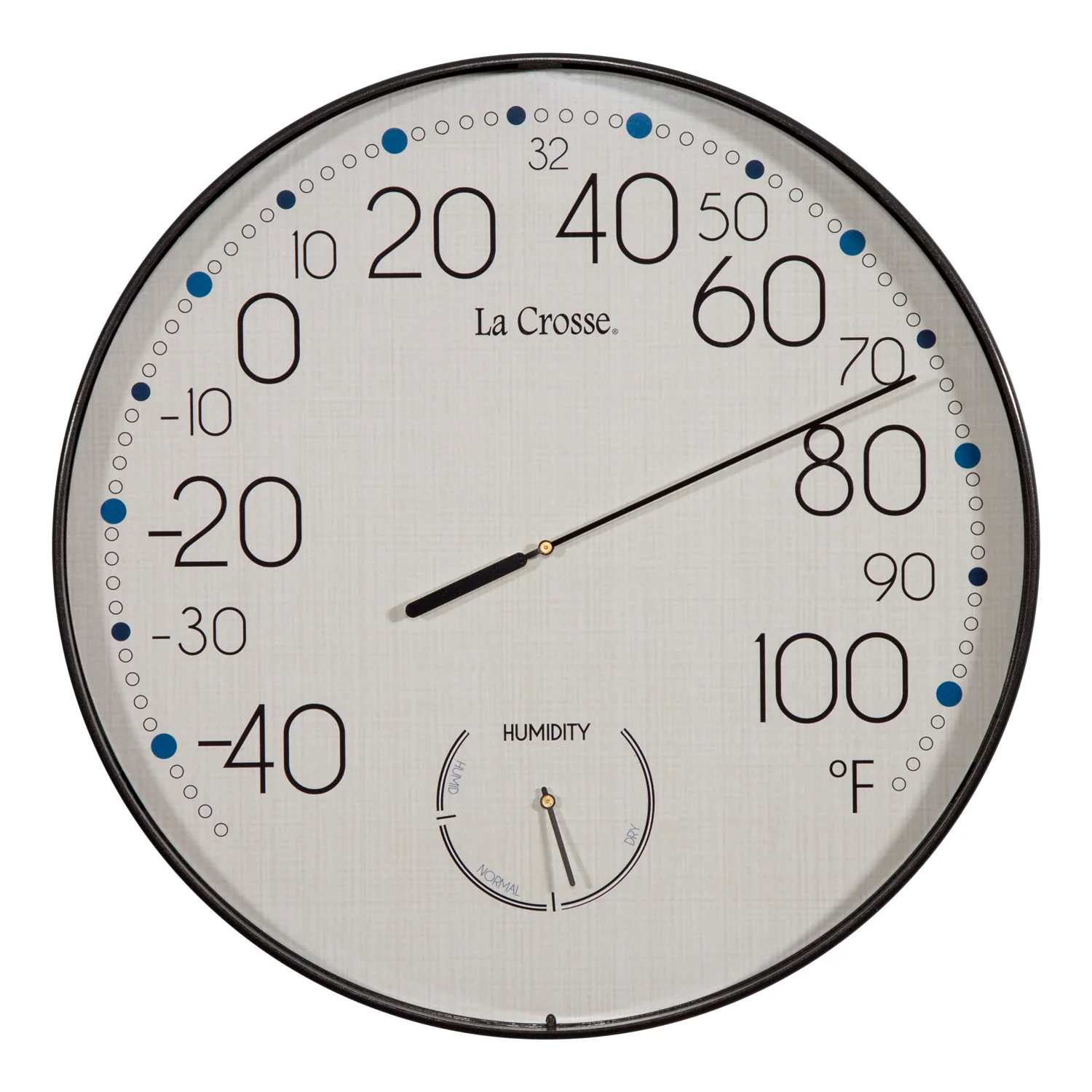 10 inch Indoor/Outdoor Thermometer and Hygrometer