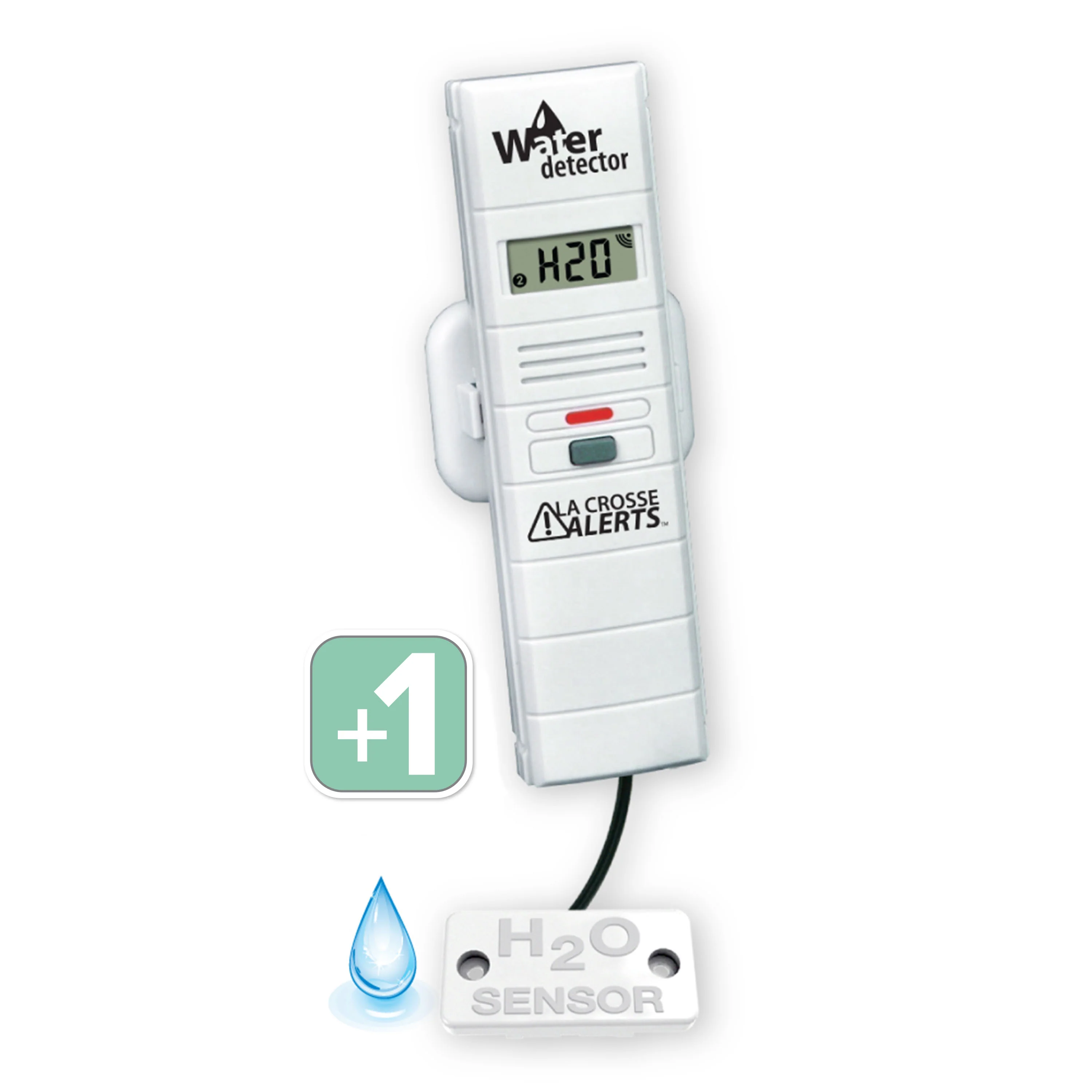 Add-On Remote Water Leak Detector with Alerts for Existing La Crosse Alerts Mobile System
