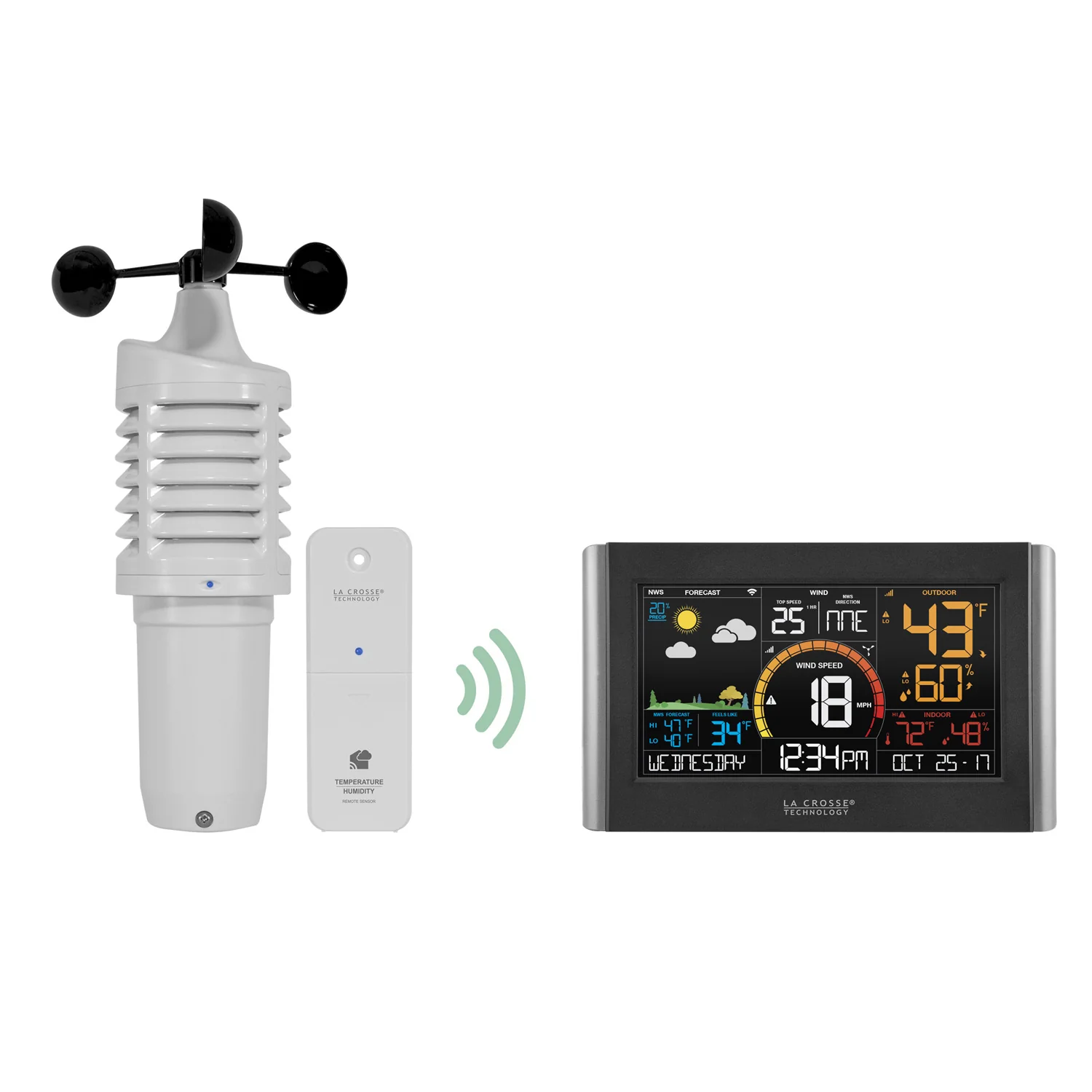 V21-WTHV2 Complete Personal Wireless Remote Monitoring Wind Station - Image 3