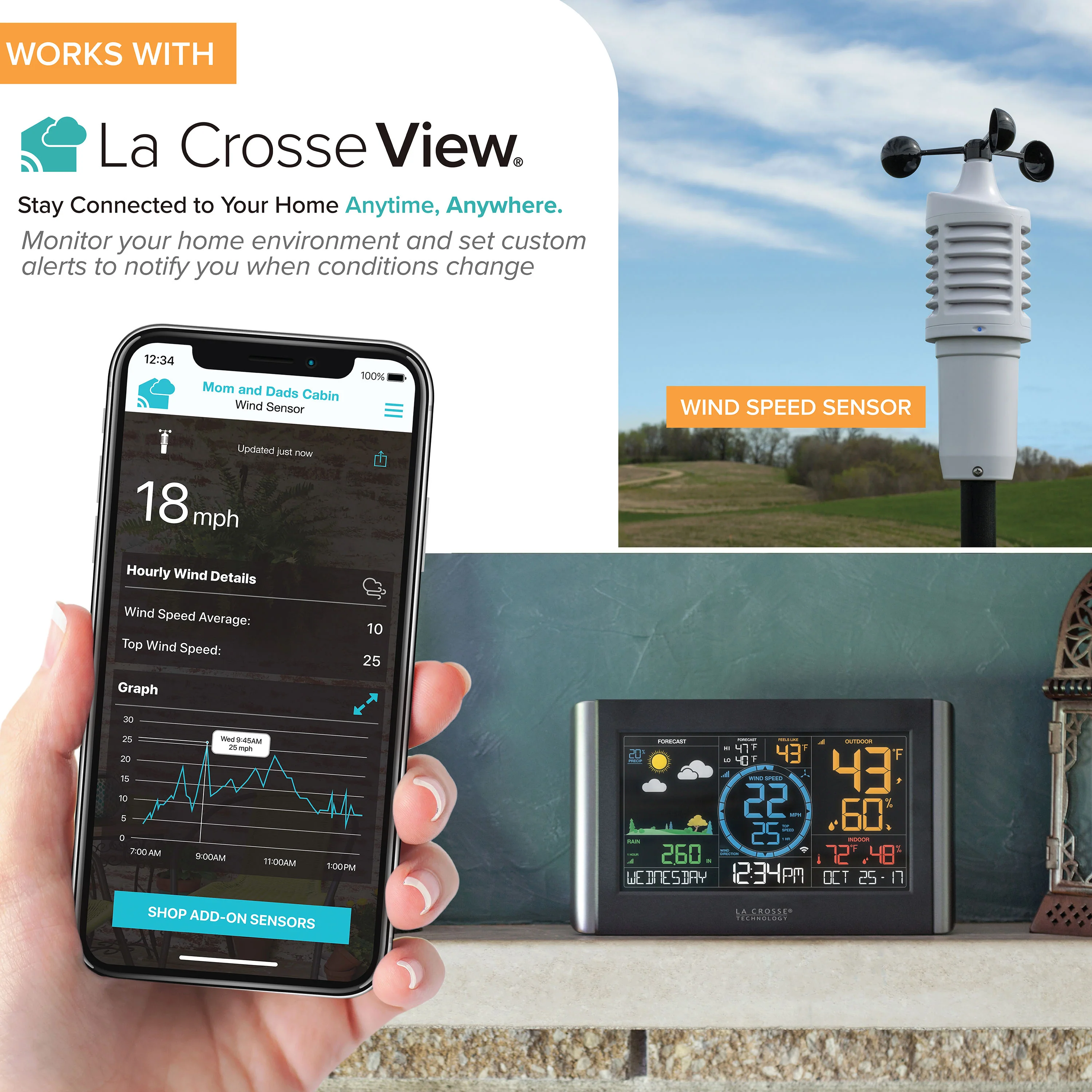 V22-WRTHV2 Wi-Fi Professional Weather Station with Bonus Display - Image 3