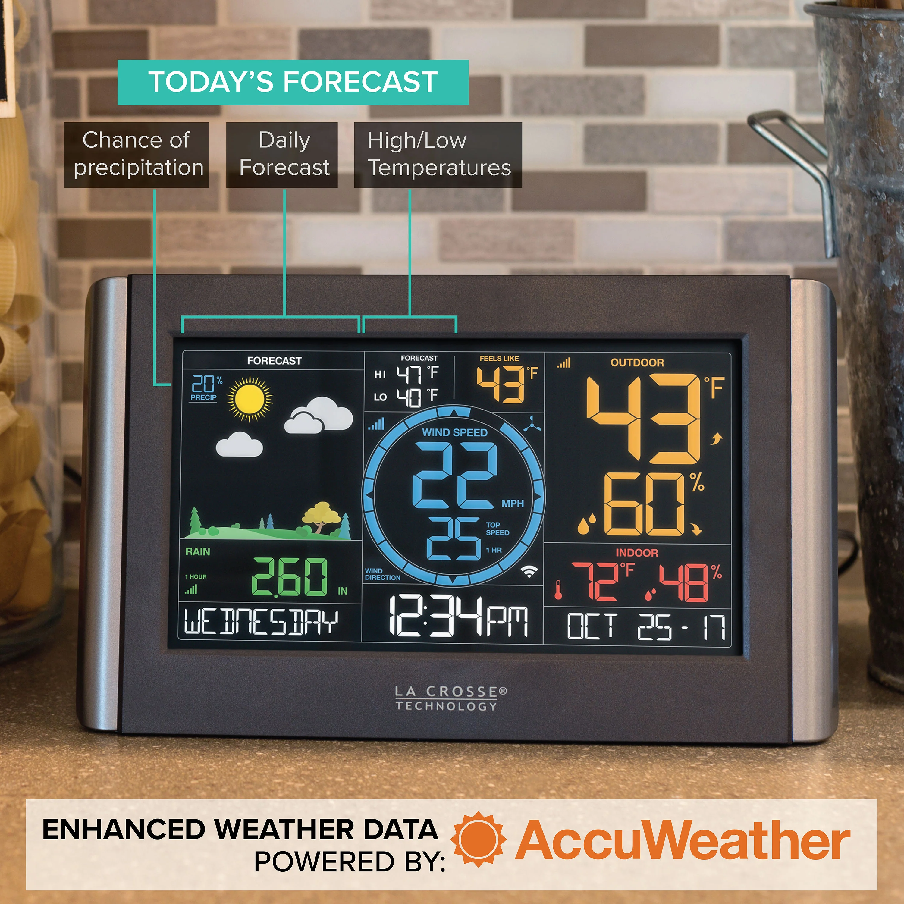 V22-WRTHV2 Wi-Fi Professional Weather Station with Bonus Display - Image 4