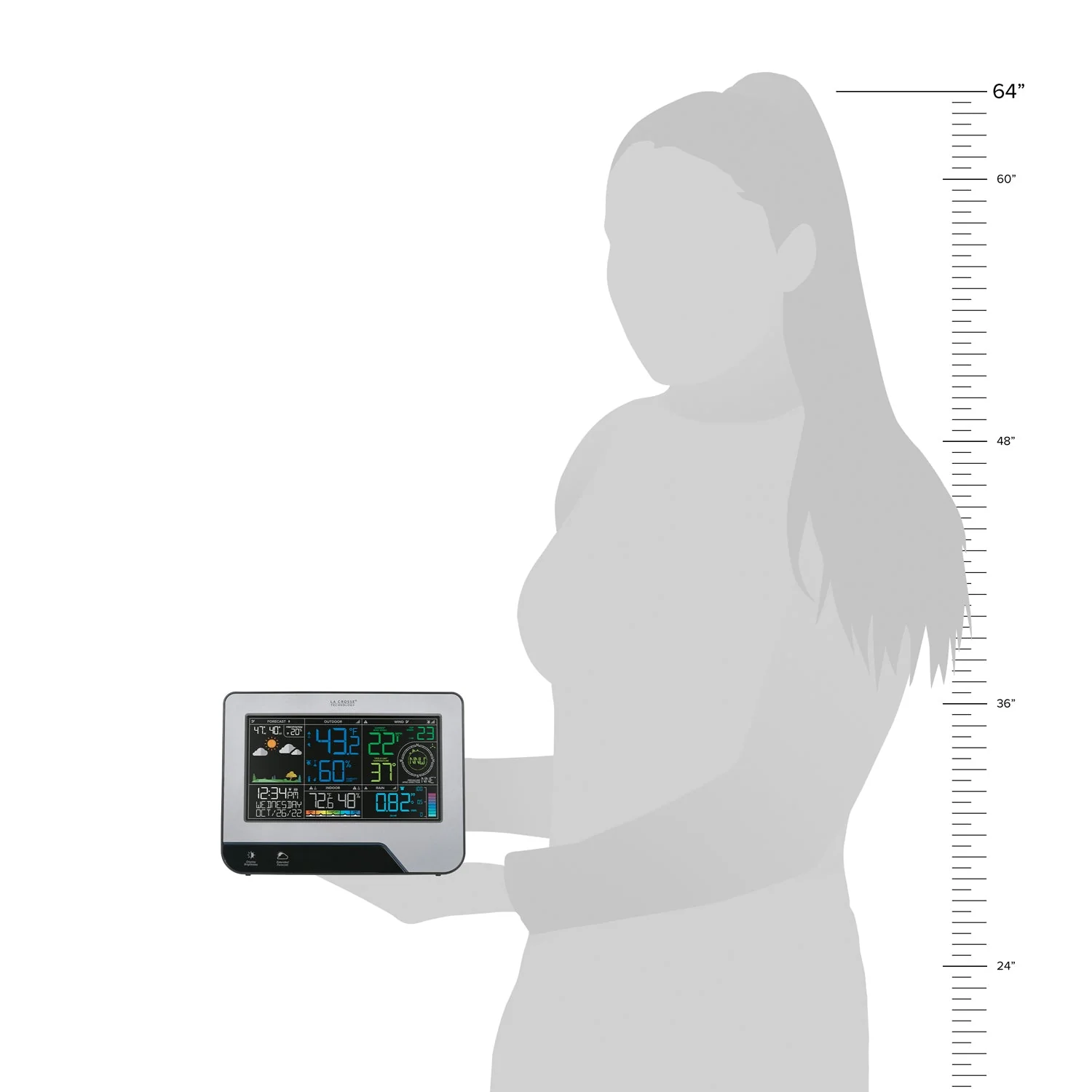 V41-11 Add-on or Replacement Weather Station Display - Image 9