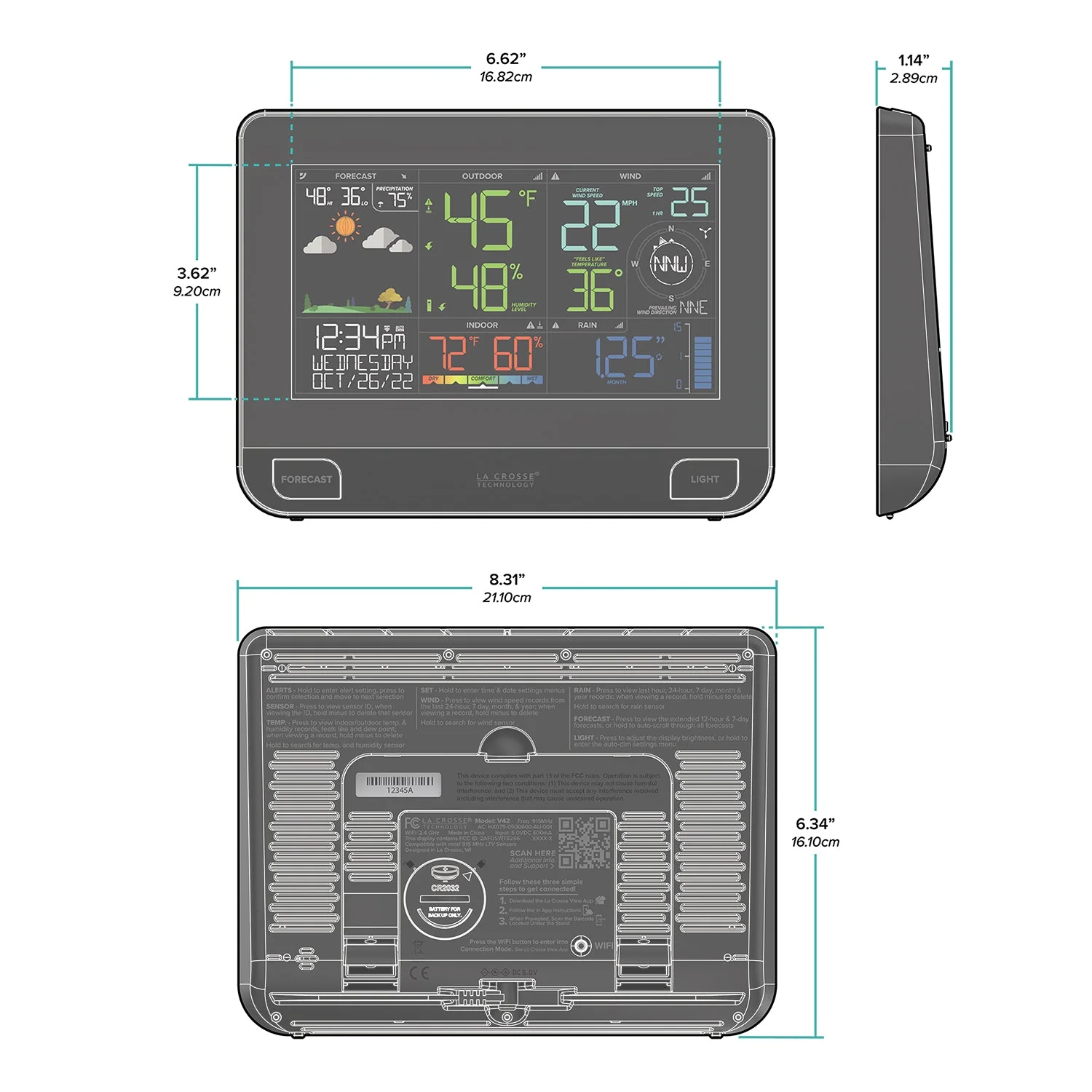 V42 Wi-Fi Professional Weather Station - Image 9
