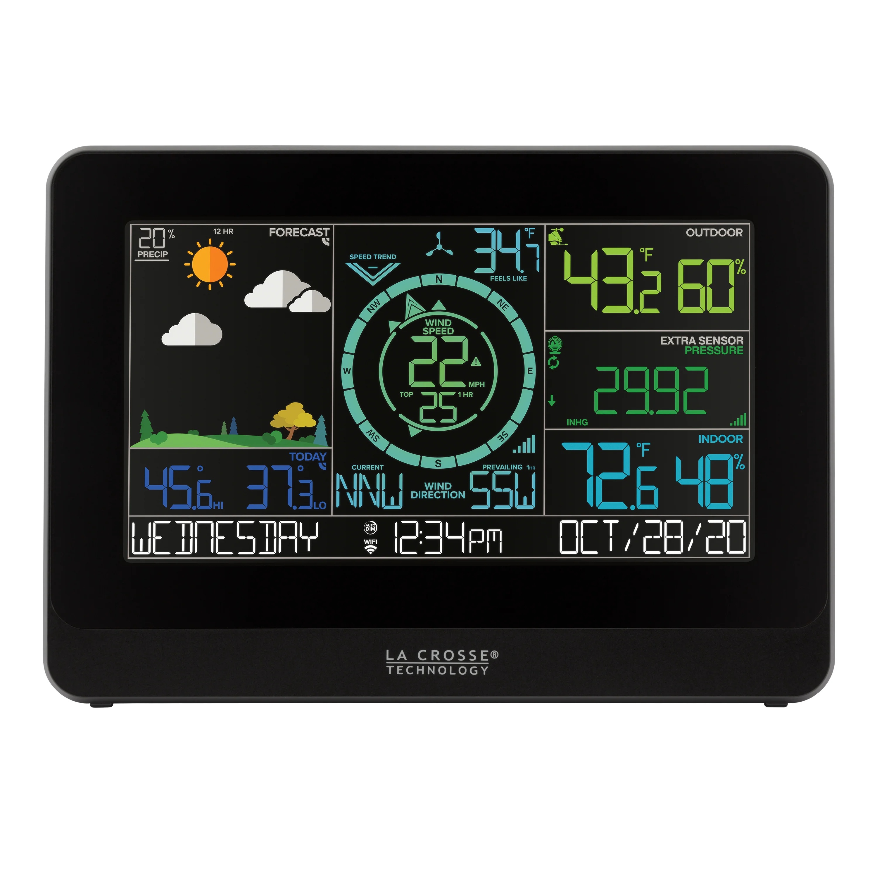 V50-11 Wi-Fi Add-on or Replacement Wind and Weather Station Display