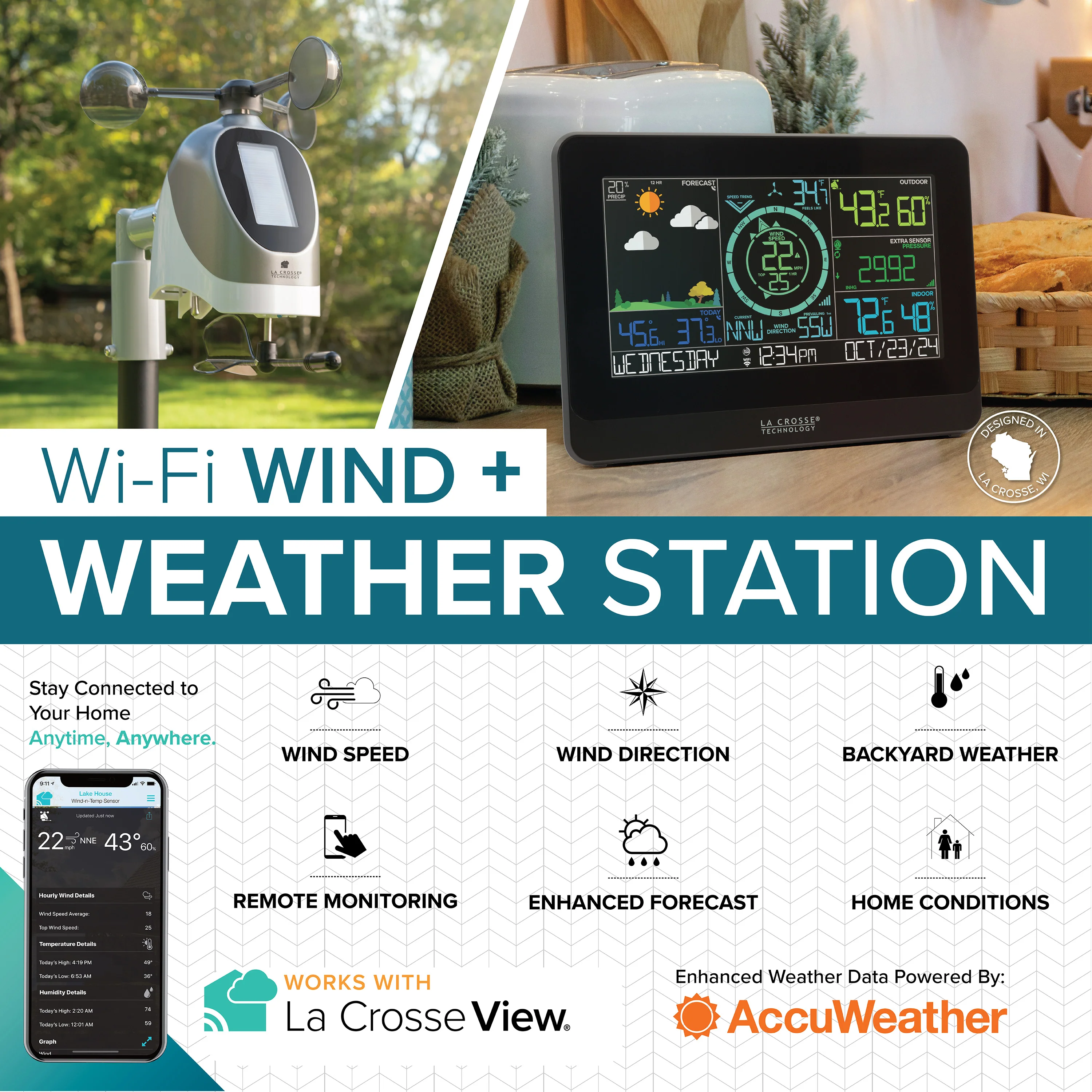 V50 Wi-Fi Wind and Weather Station - Image 13
