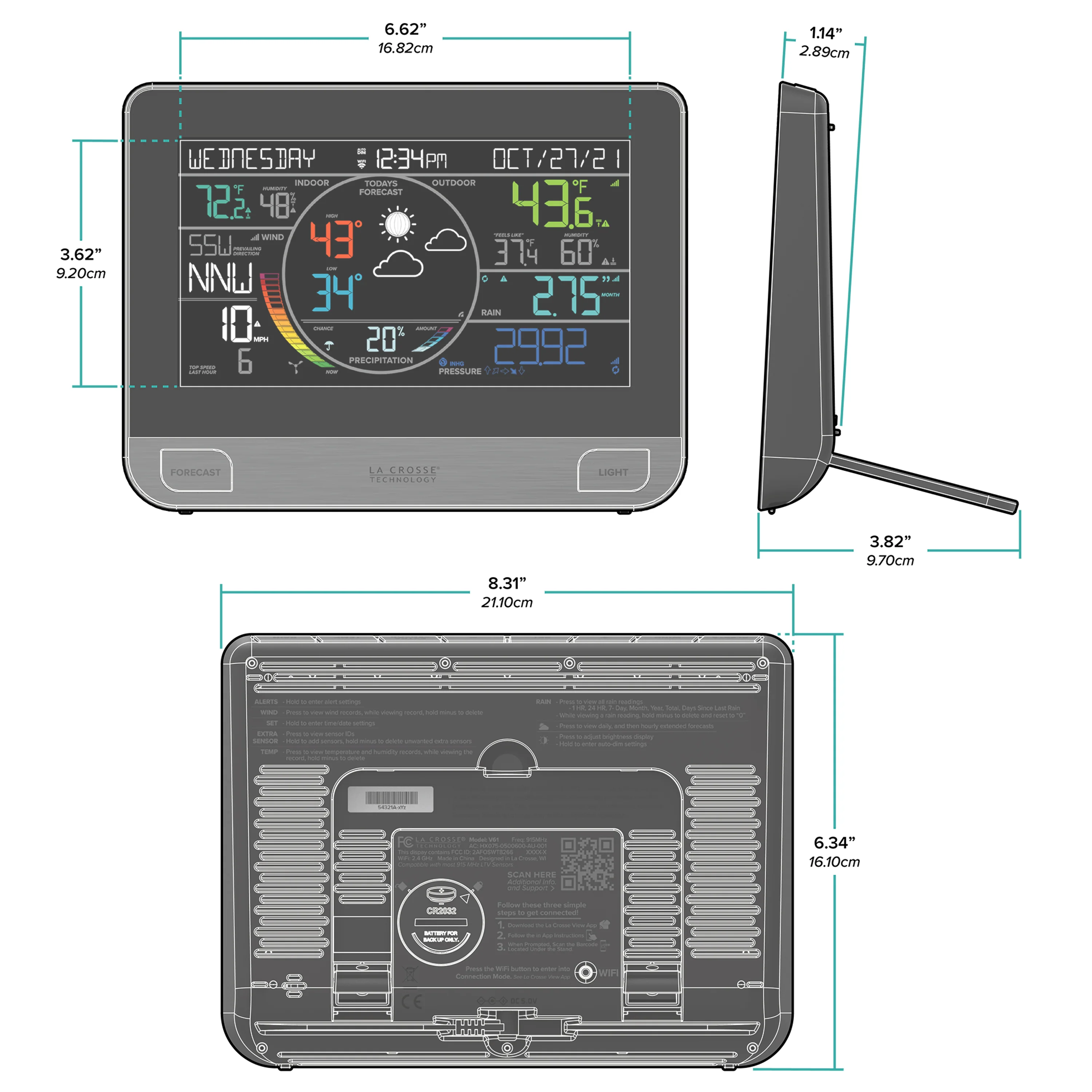 V61 Wi-Fi Professional Weather Station - Image 11