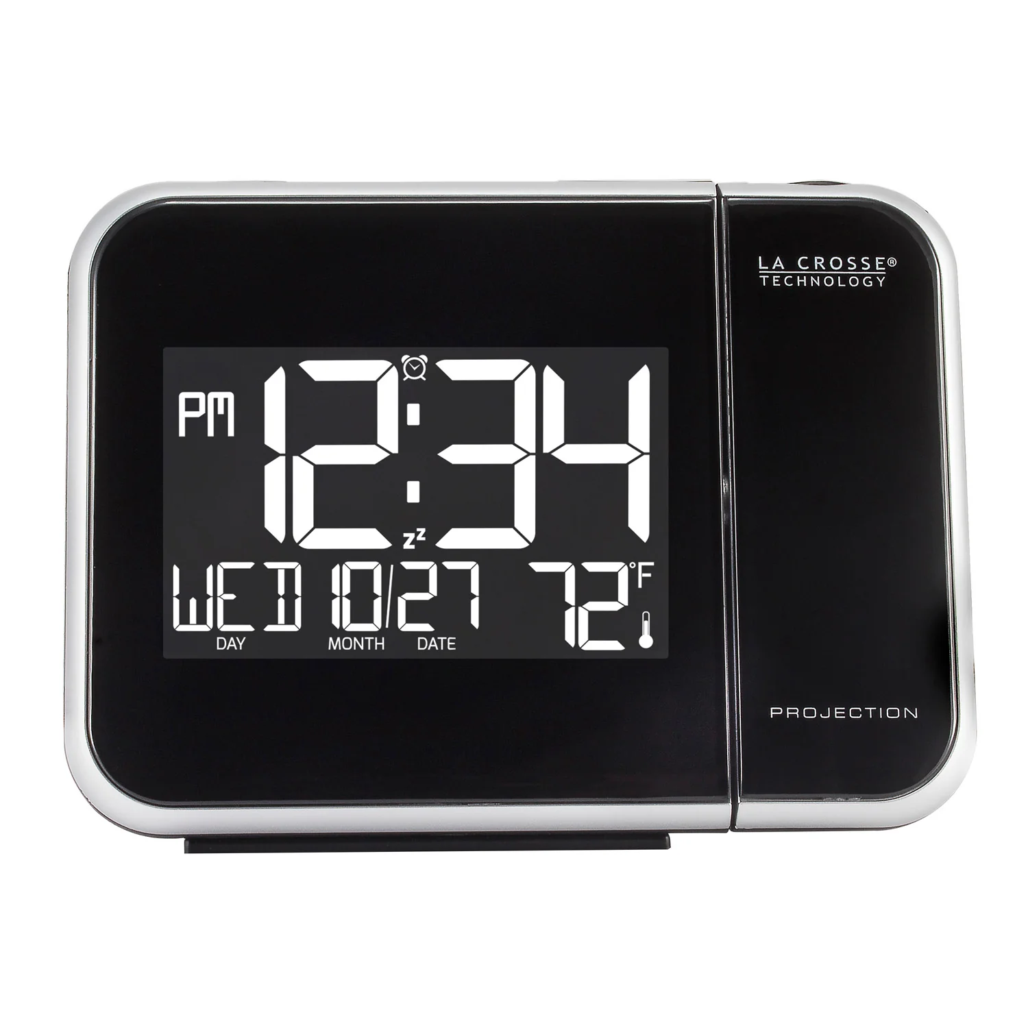 Projection Alarm Clock with Indoor Temperature
