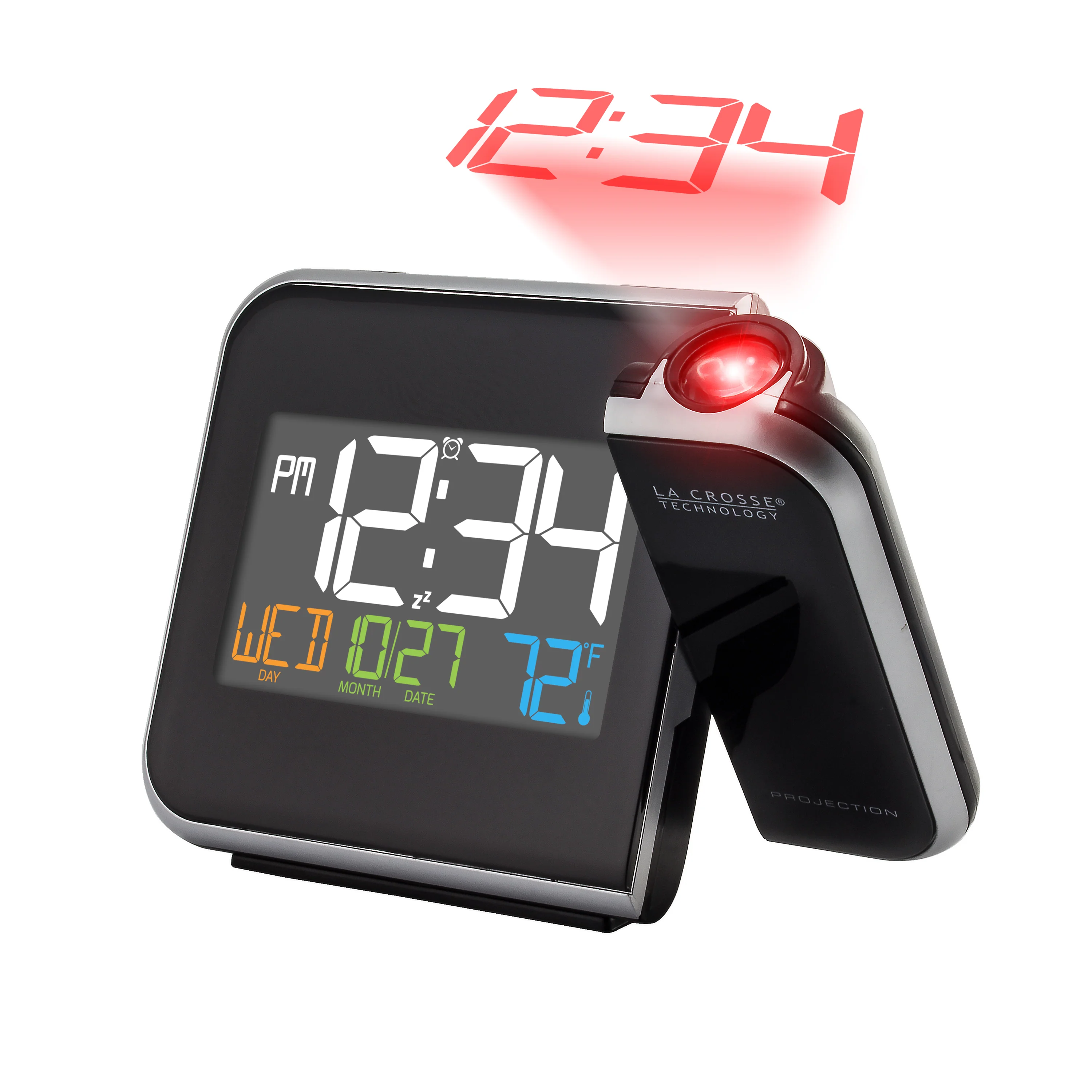 W85923V3 Projection Alarm Clock with Indoor Temperature - Image 3