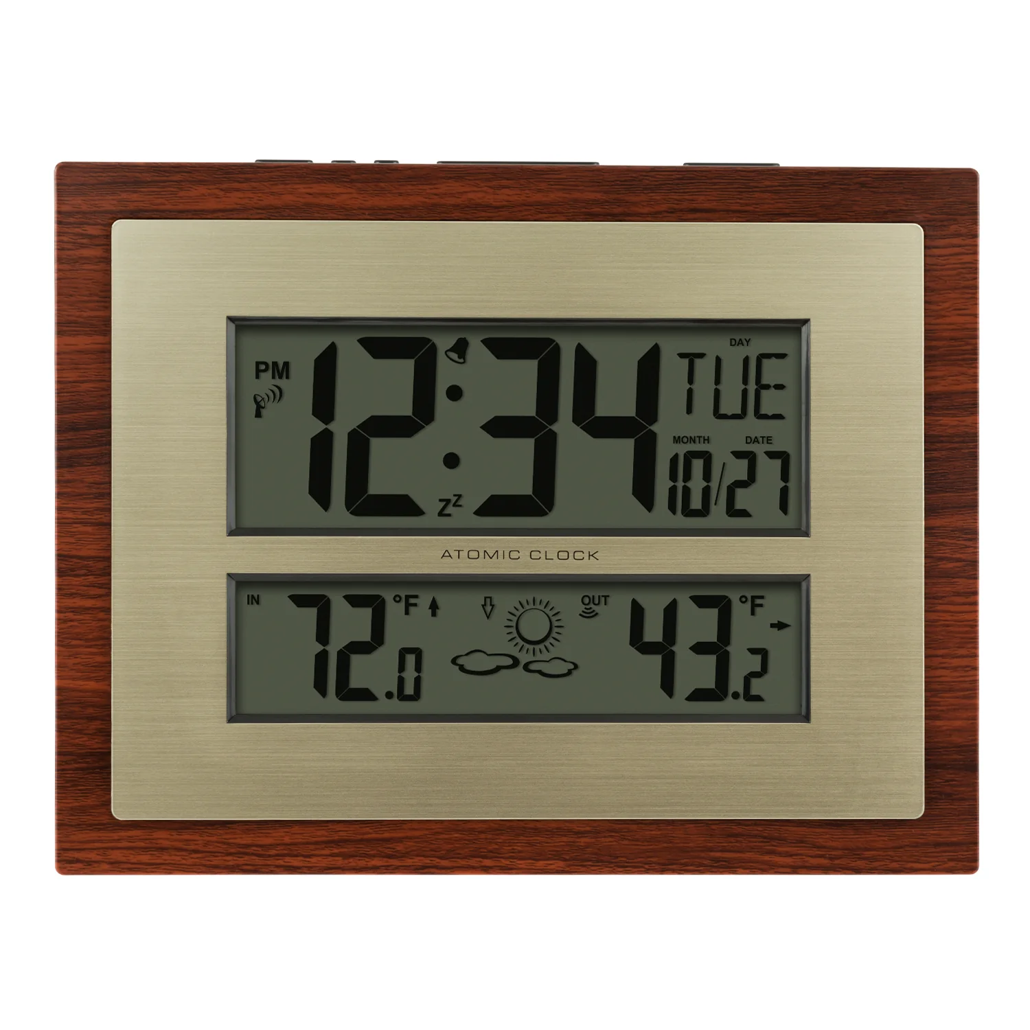 W86111V3 Atomic Digital Wall Clock with Forecast