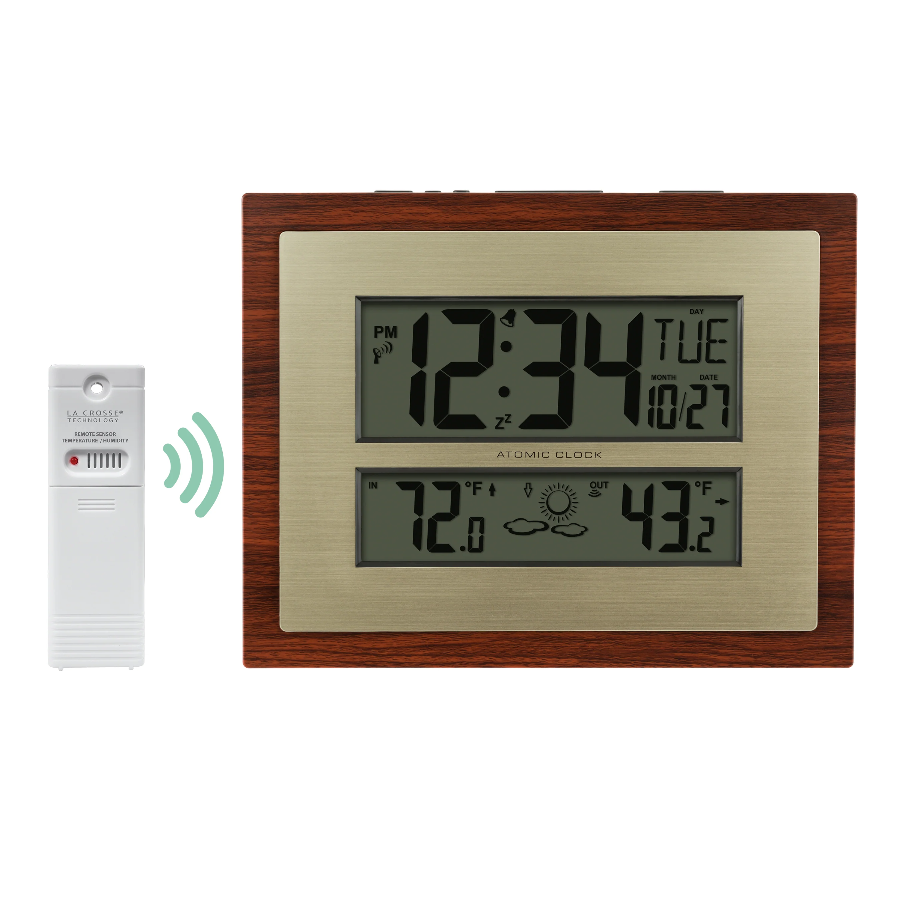 W86111V3 Atomic Digital Wall Clock with Forecast - Image 4