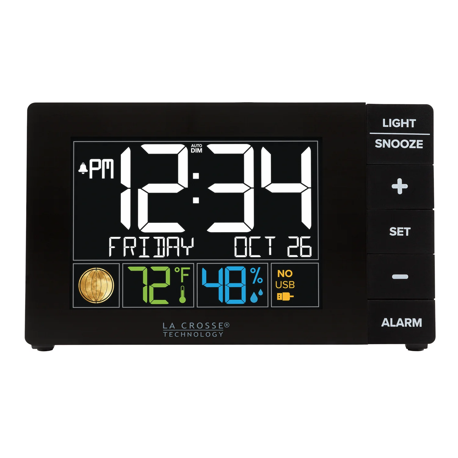 W88723V2 Multi-Color Alarm Clock