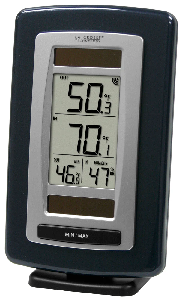 Solar Powered Wireless Temperature Station and Sensor