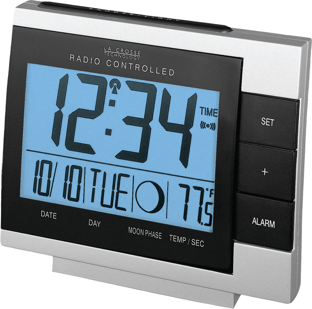 Digital Alarm Clock with Moon Phase