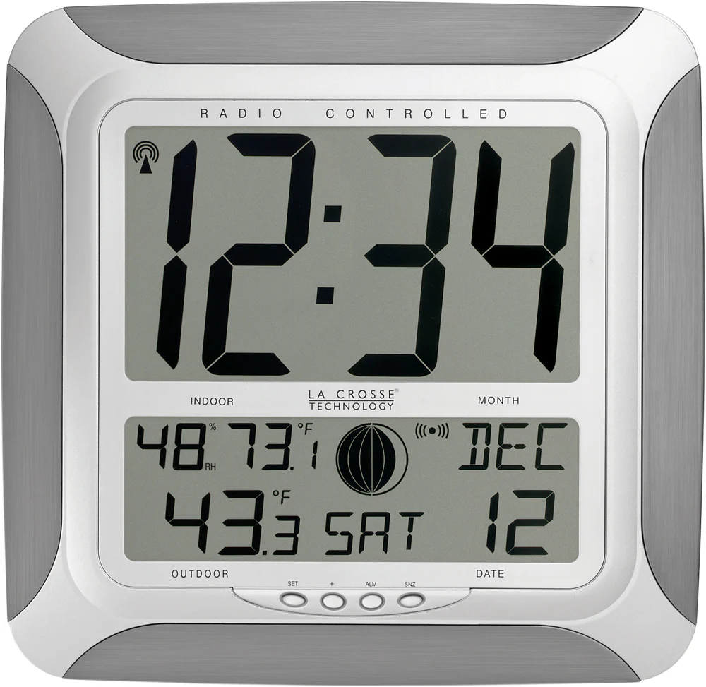 Atomic Digital Wall Clock