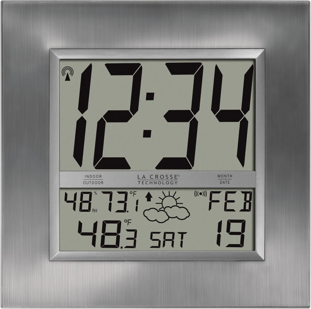 Atomic Digital Wall Clock
