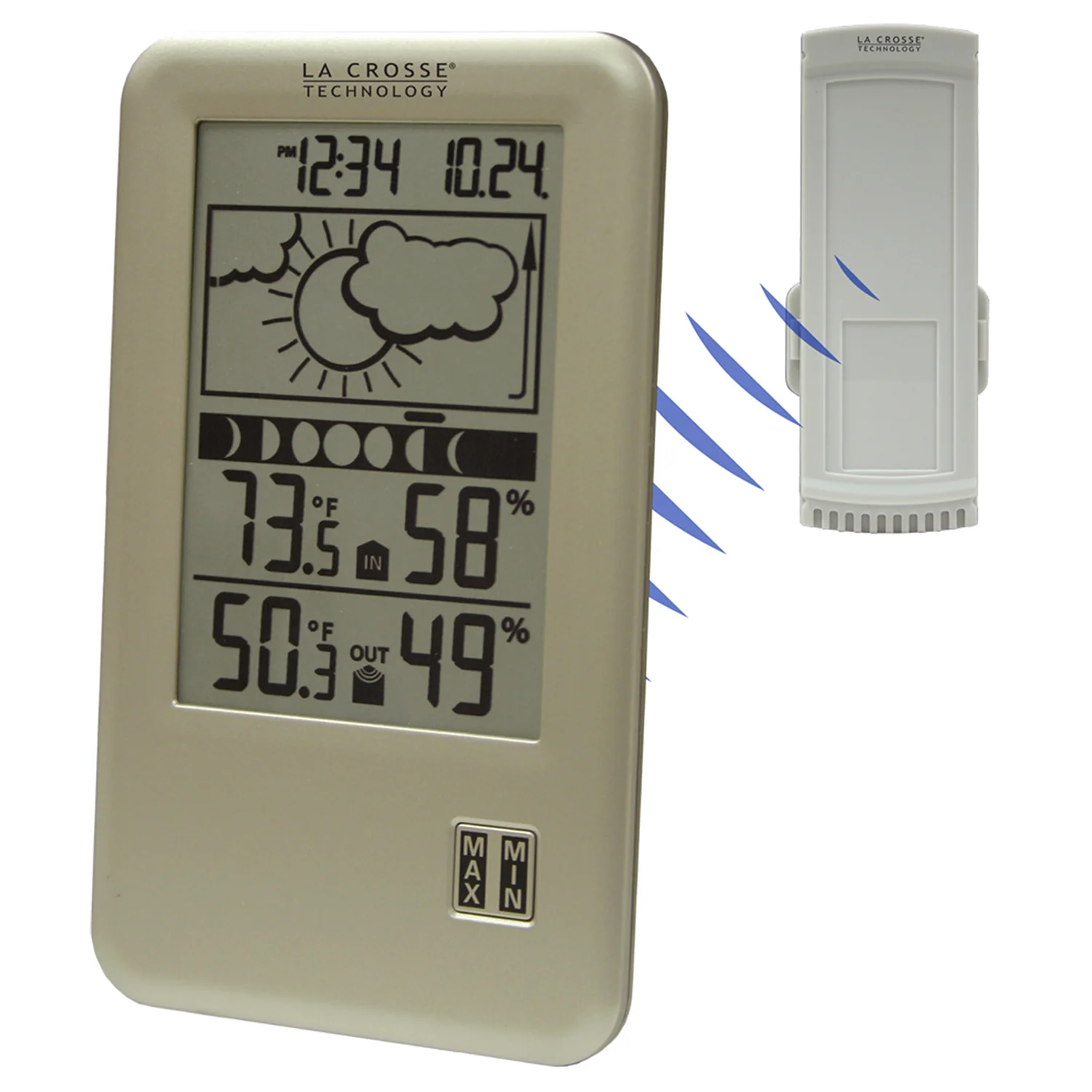 Wireless Forecast Station with Moon Phase - Image 6