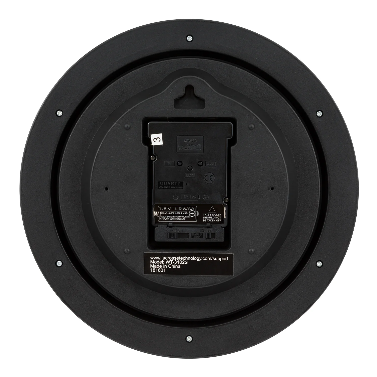 WT-3102S 10-inch Atomic Wall Clock - Image 4