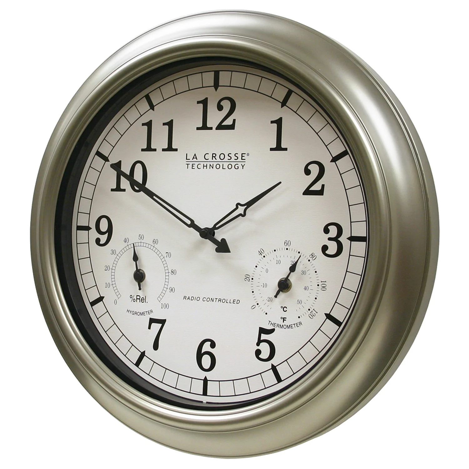 18 inch Indoor/Outdoor Atomic Wall Clock - Image 3