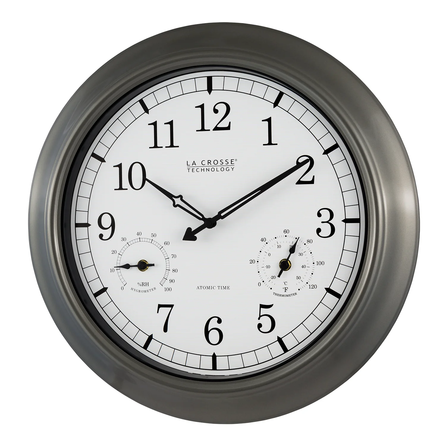 WT-3181PX1 18 inch Indoor/Outdoor Atomic Wall Clock - Image 2