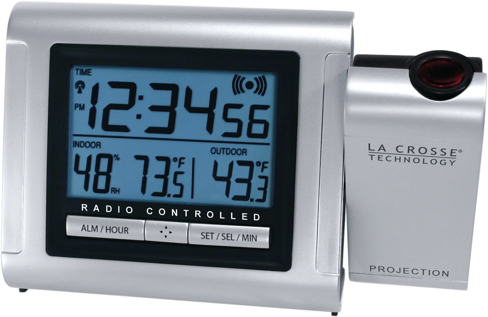 Projection Alarm Clock with Weather