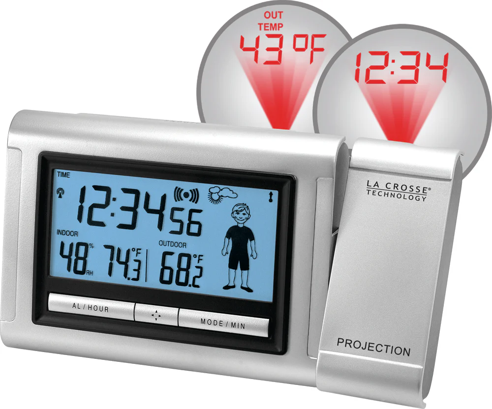 Projection Alarm Clock with Oscar Outlook Forecaster