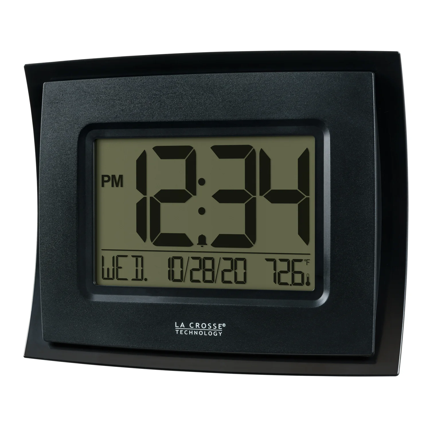 WT-8002U-B Digital Wall Clock with Indoor Temp and Calendar - Image 2